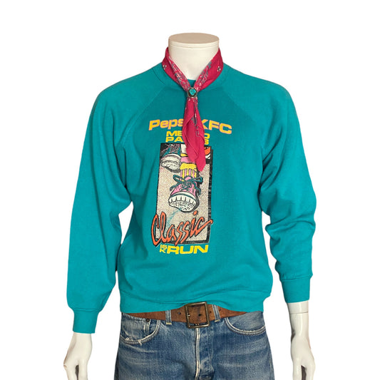 Size S. 80s pepsi kfc metro parks vintage sweatshirt - USA Vintage Bcn