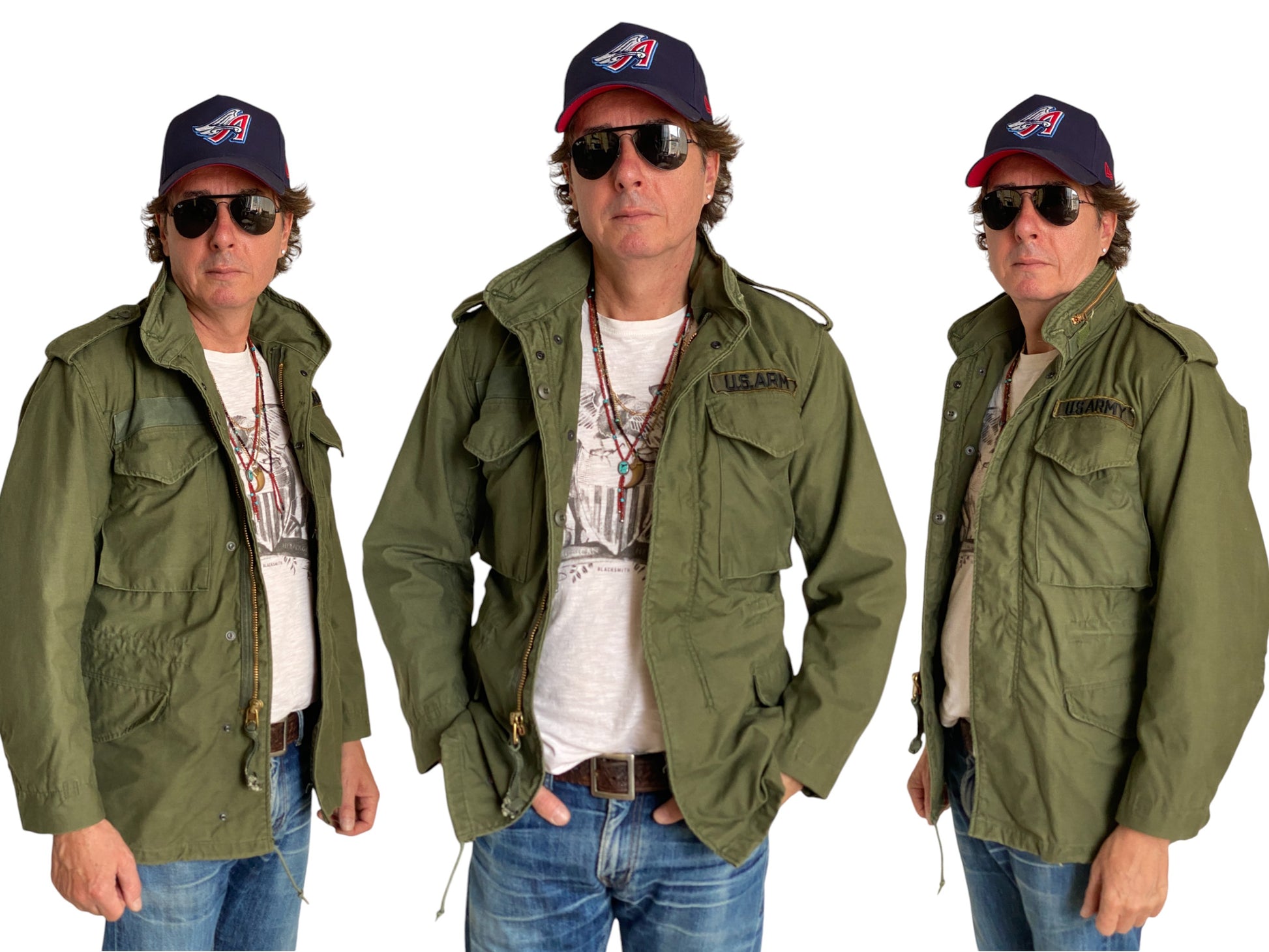 X Small Reg. Authentic 1980 US Army M-65 field jacket Military - USA Vintage Bcn
