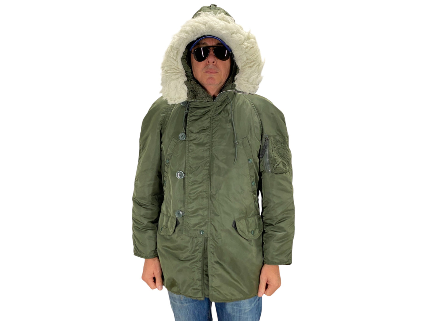 Med .Alpha Industries N2B flyer jacket Made in USA - USA Vintage Bcn