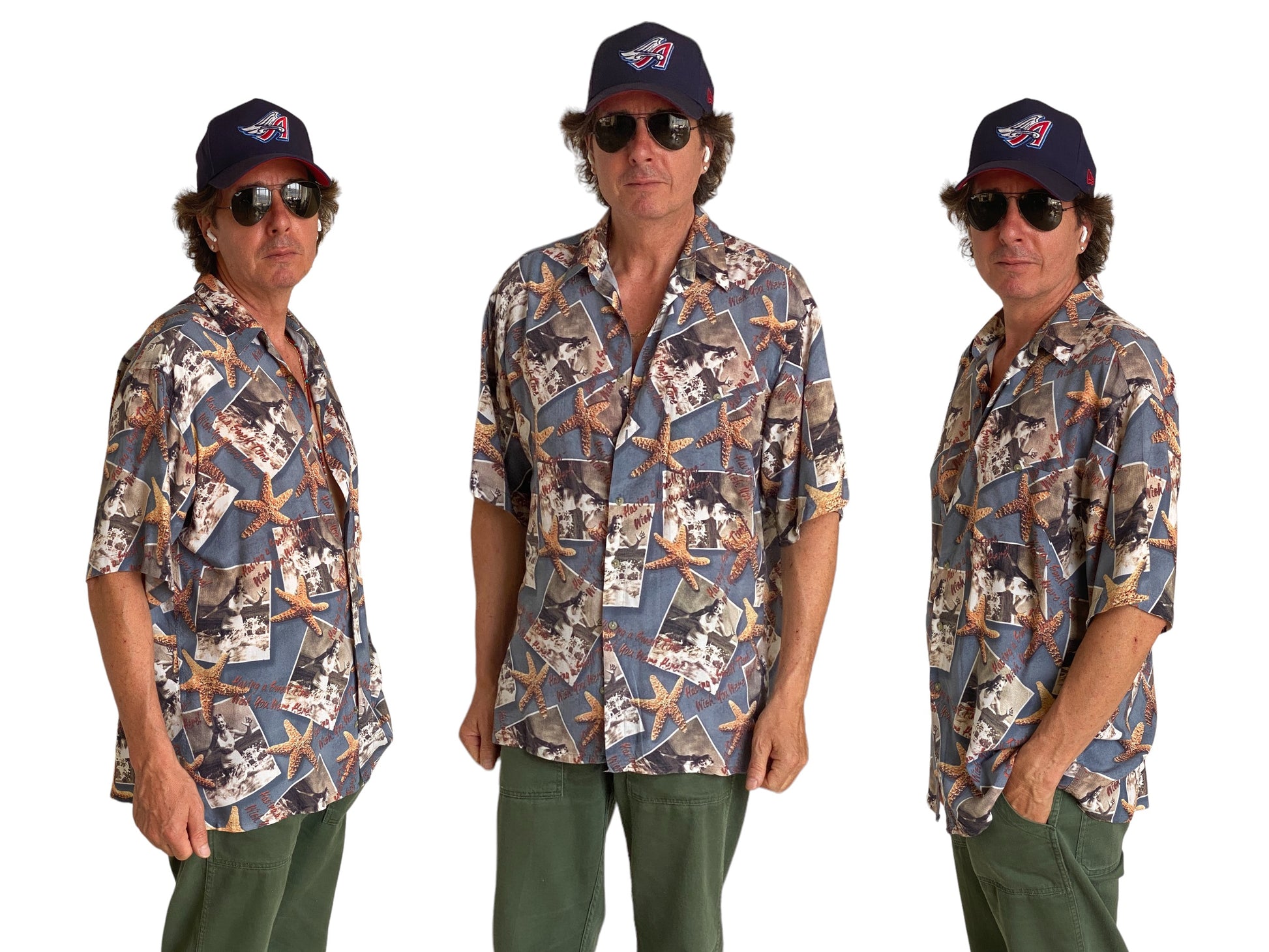 Size Large. Vintage 90s Hawaiian shirt - USA Vintage Bcn