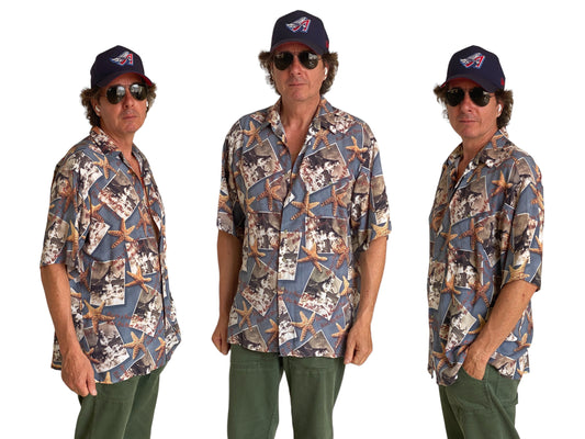 Size Large. Vintage 90s Hawaiian shirt - USA Vintage Bcn