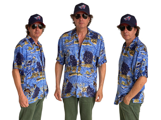 Size Large. Vintage 90s Hawaiian shirt - USA Vintage Bcn