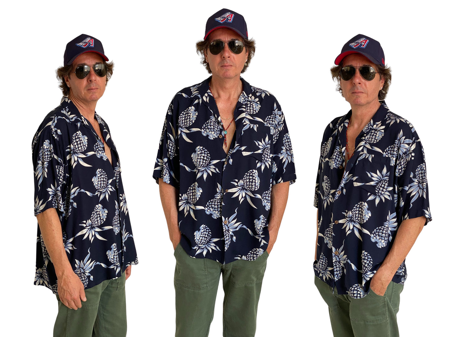 Size Large. Vintage 90s Hawaiian shirt - USA Vintage Bcn