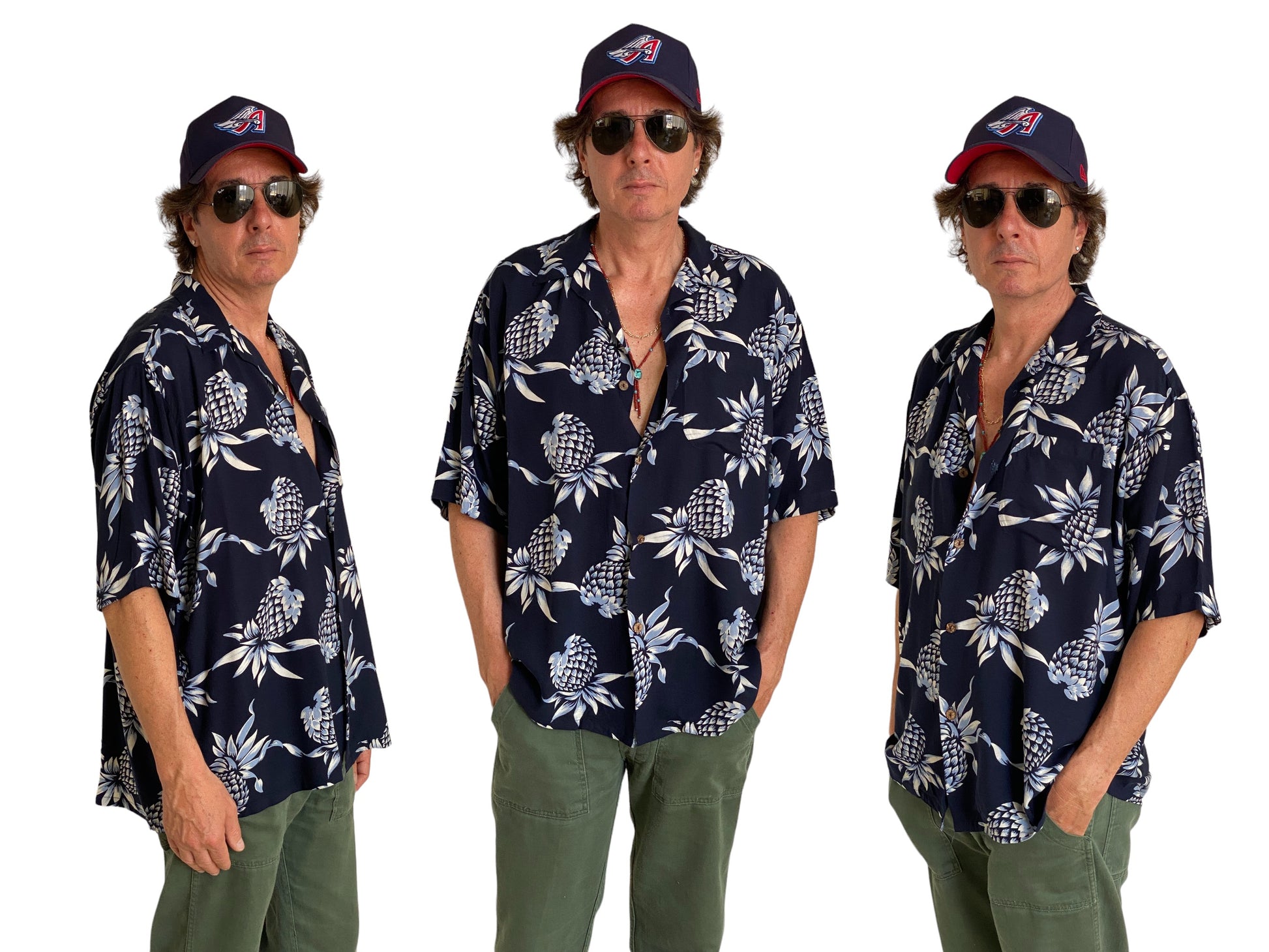 Size Large. Vintage 90s Hawaiian shirt - USA Vintage Bcn