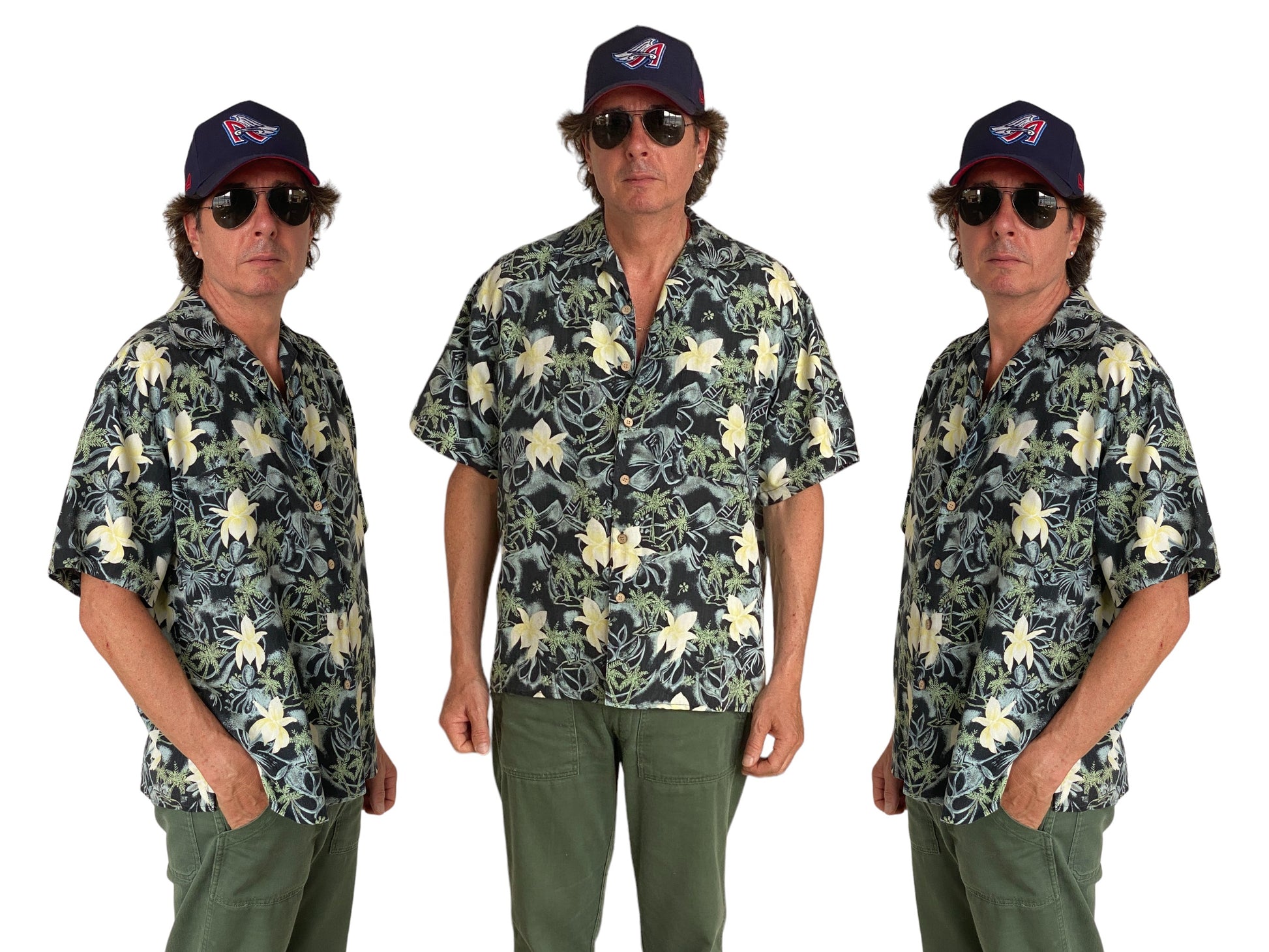 Size Large. Vintage 90s Hawaiian shirt - USA Vintage Bcn