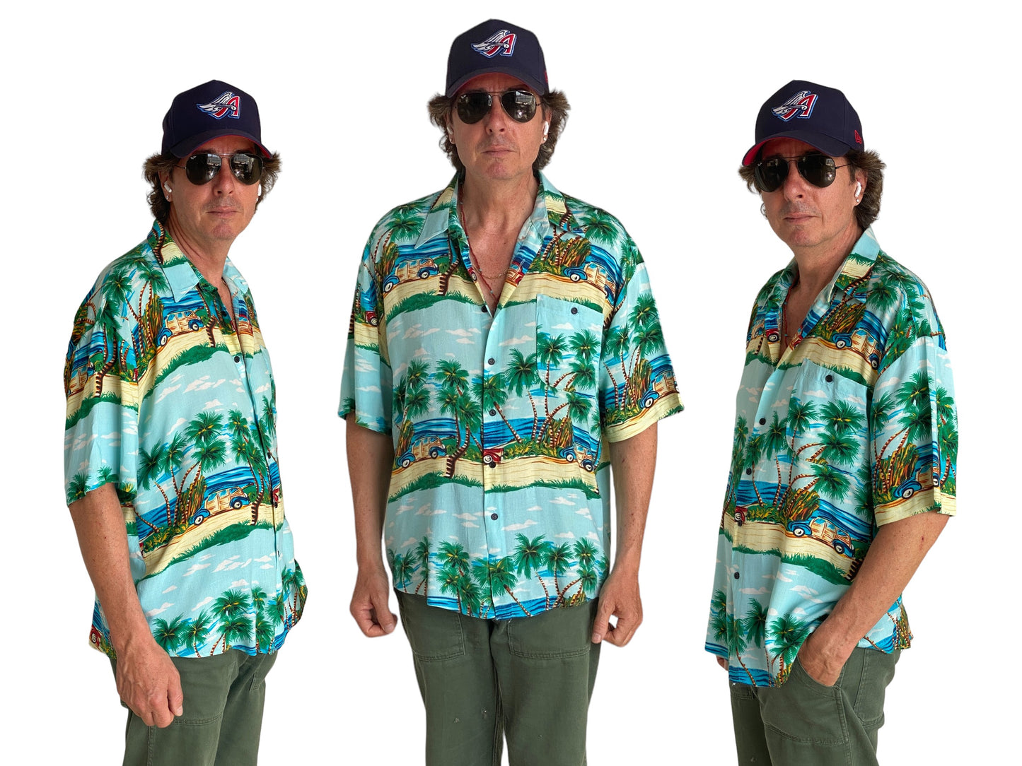 Size Large. Vintage 90s Hawaiian shirt - USA Vintage Bcn