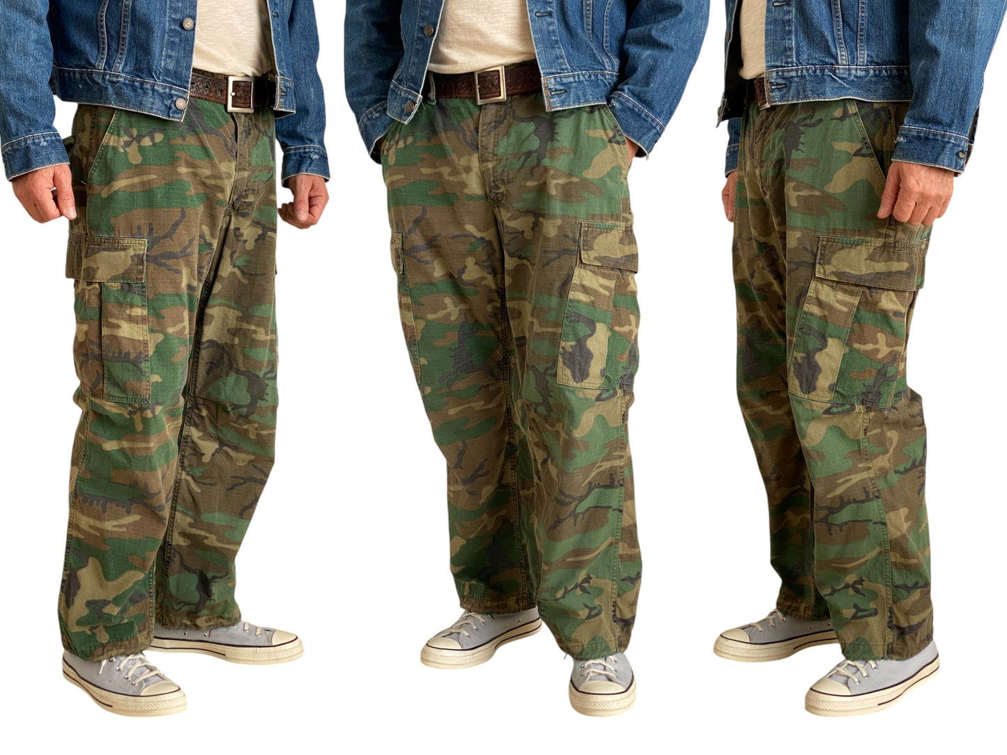 Med Short . Authentic US Army 1970 Vietnam war era camouflage jungle pants. - USA Vintage Bcn