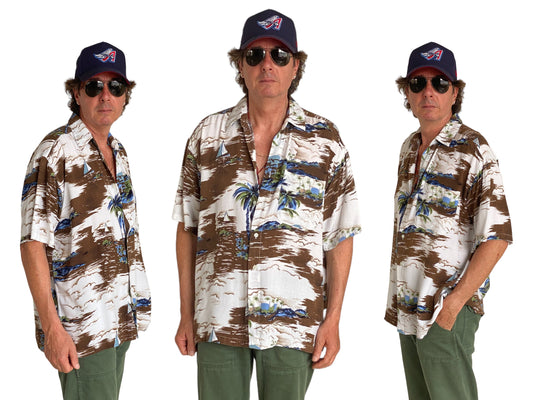 Size Large. Vintage 90s Hawaiian shirt - USA Vintage Bcn