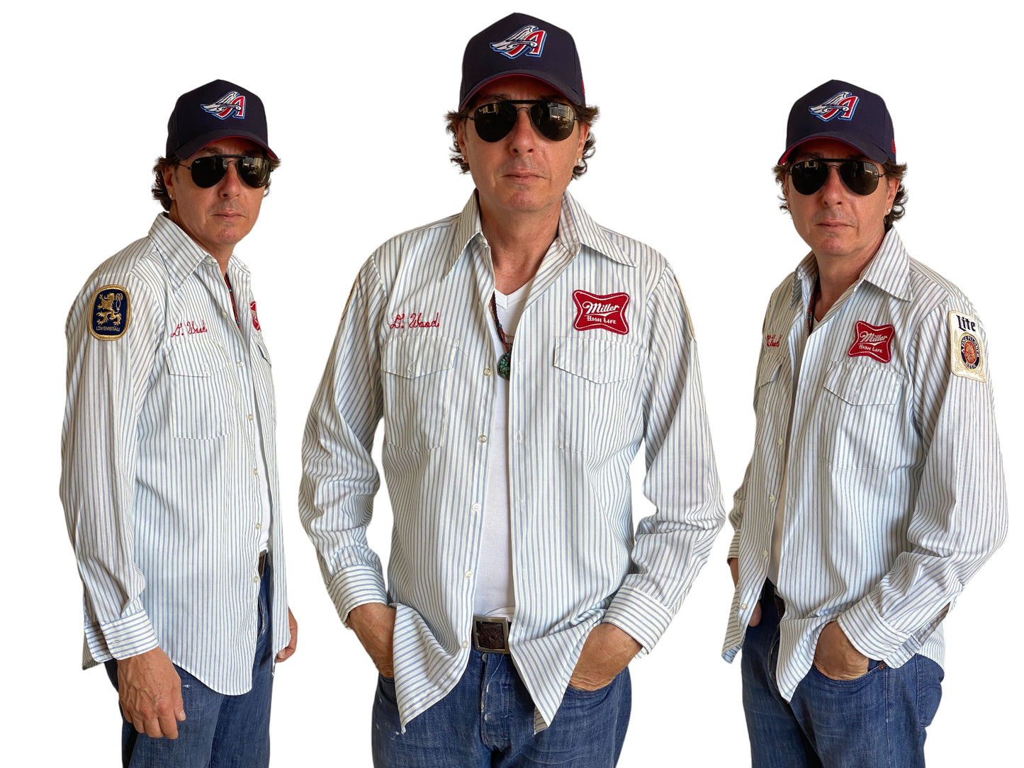 Med. Vintage Miller Work shirt Made in USA - USA Vintage Bcn