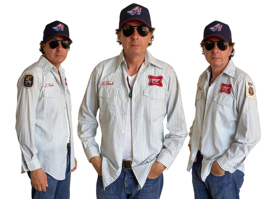 Med. Vintage Miller Work shirt Made in USA - USA Vintage Bcn