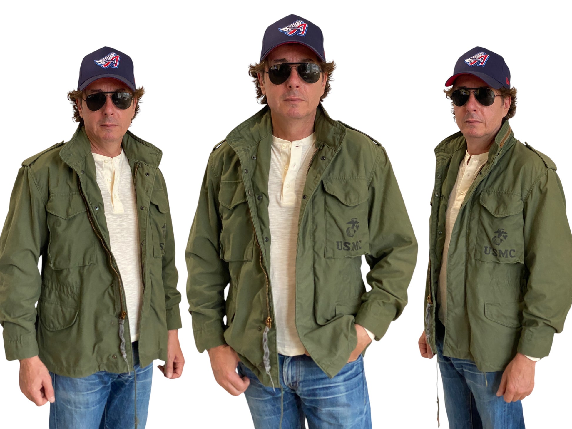 X Small Reg. Authentic USMC 1981 US M-65 field jacket Military - USA Vintage Bcn