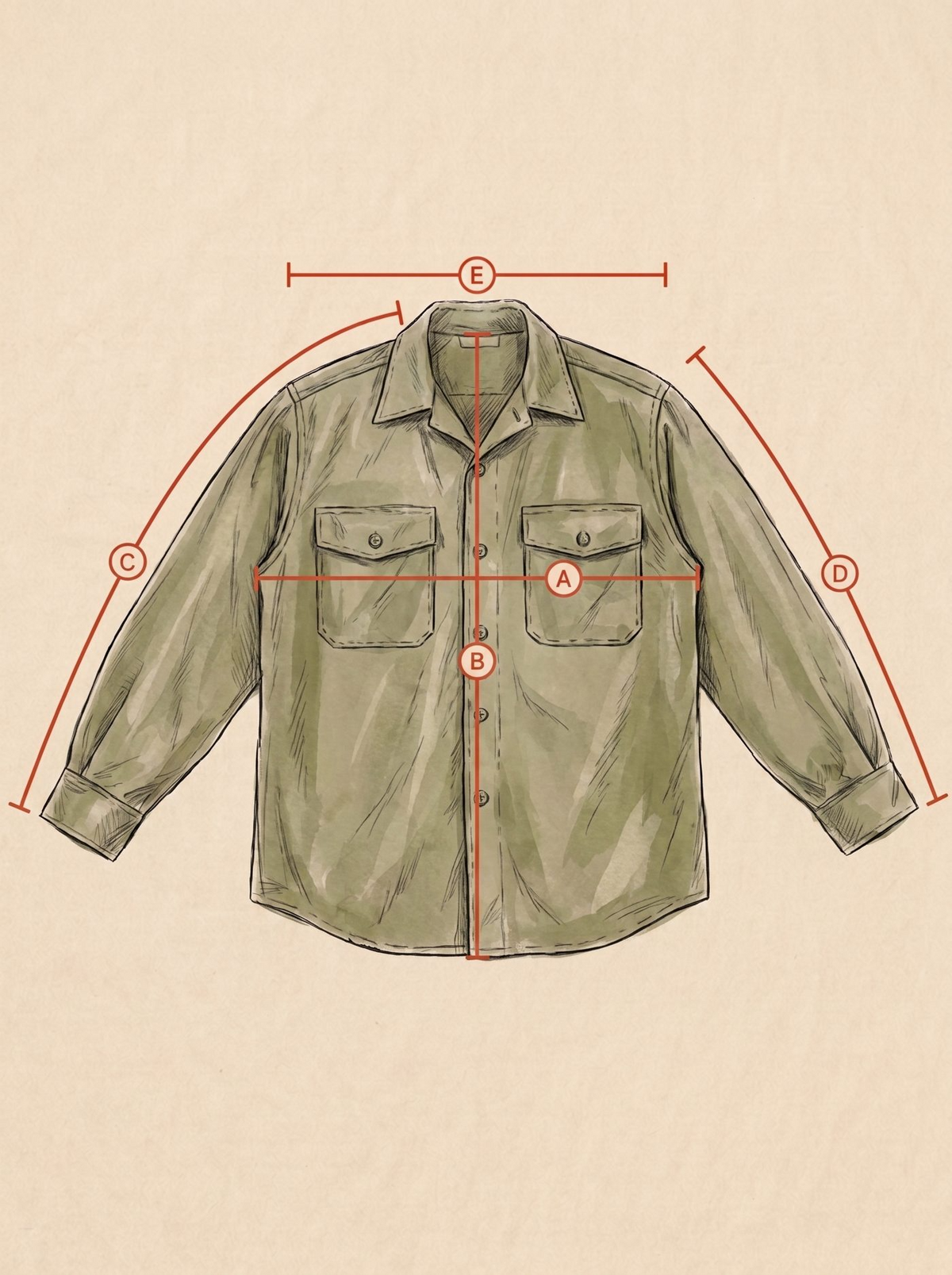 Med. Authentic 1970 Vietnam Era U.S. Army OG-107 Utility Shirt / Sateen Fatigue Shirt