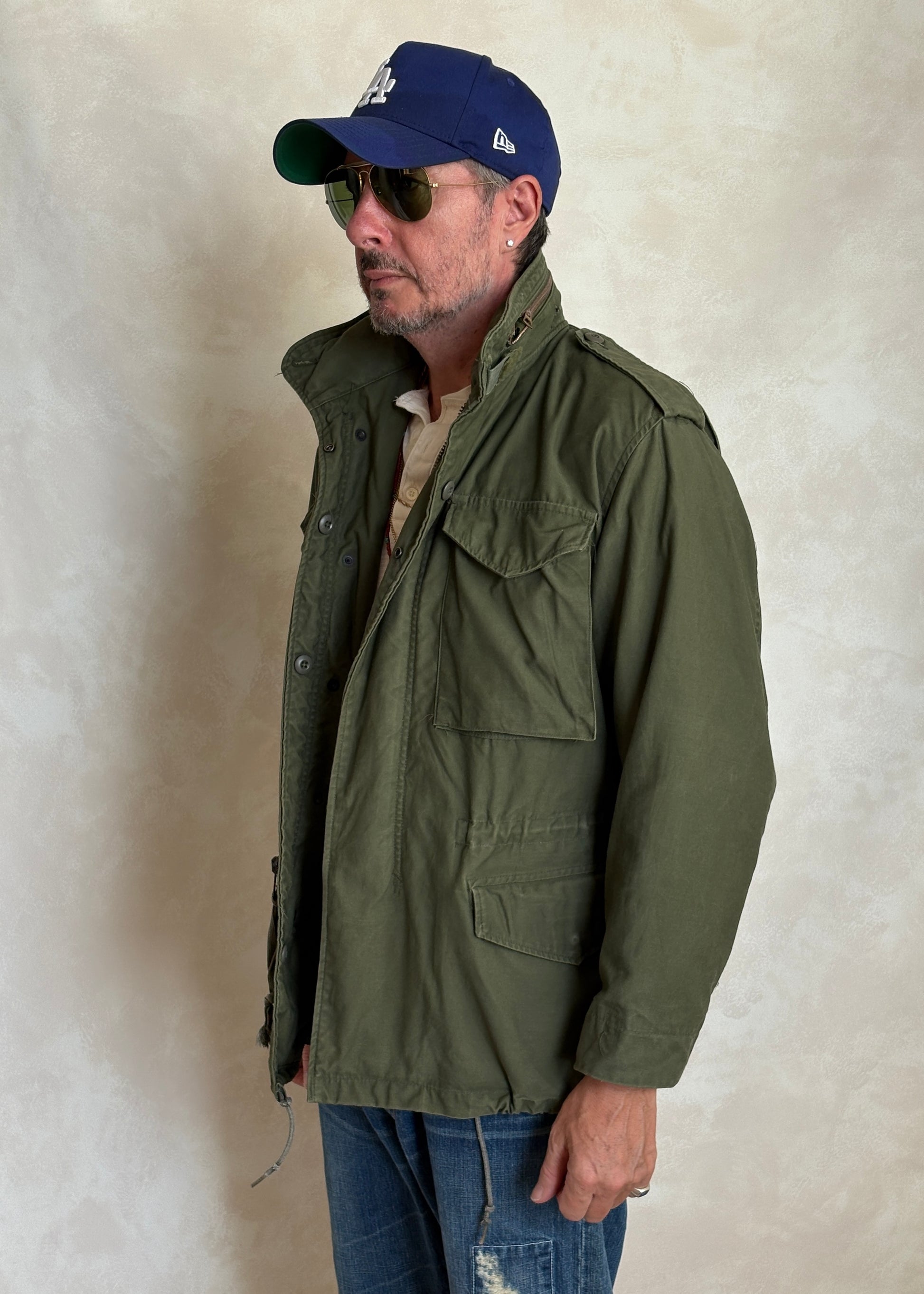 Small Regular – Authentic 1980 US Army M-65 Field Jacket Military by John Ownbey - USA Vintage Bcn