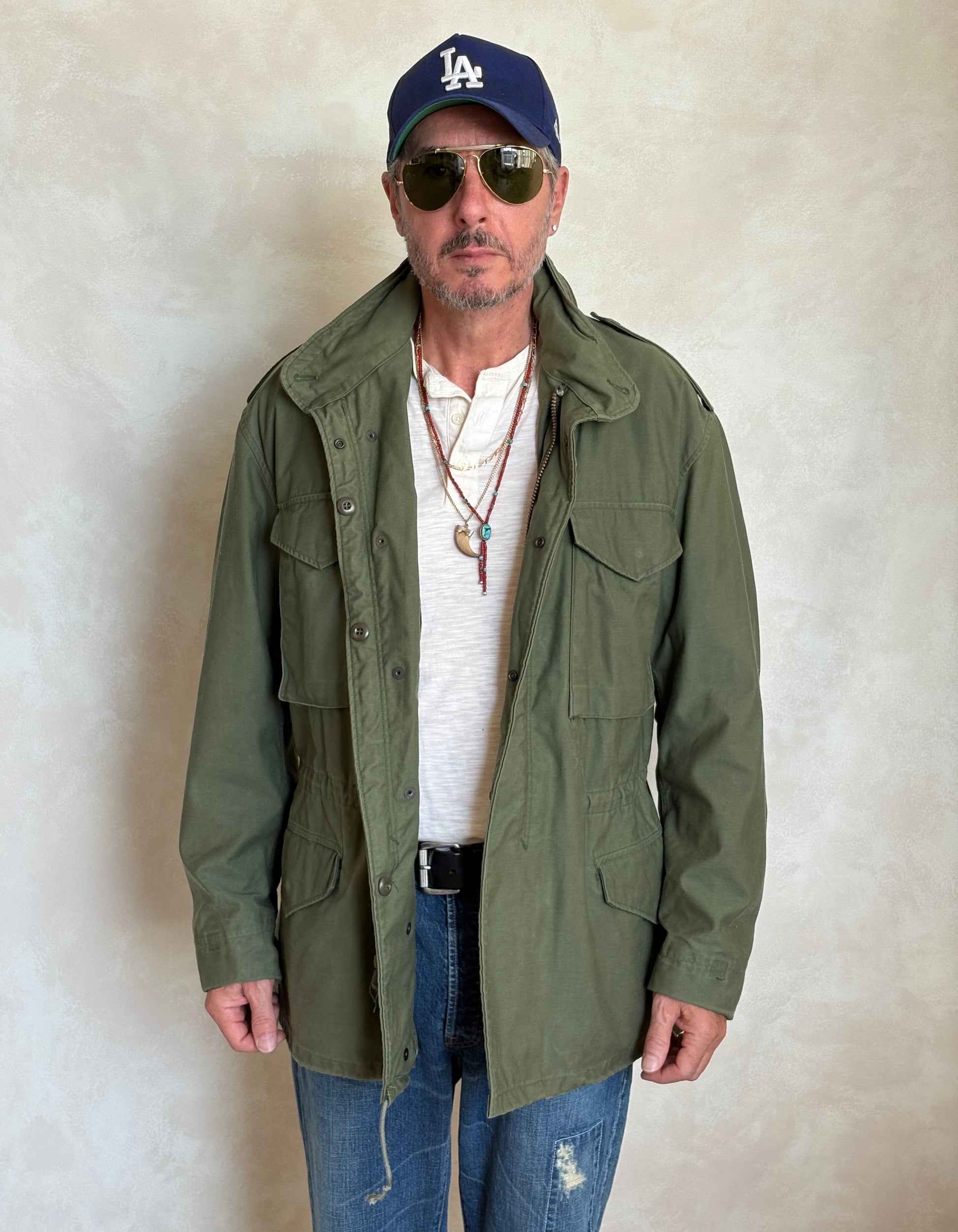 Large Reg.Authentic 1977 US Army M-65 field jacket Military - USA Vintage Bcn