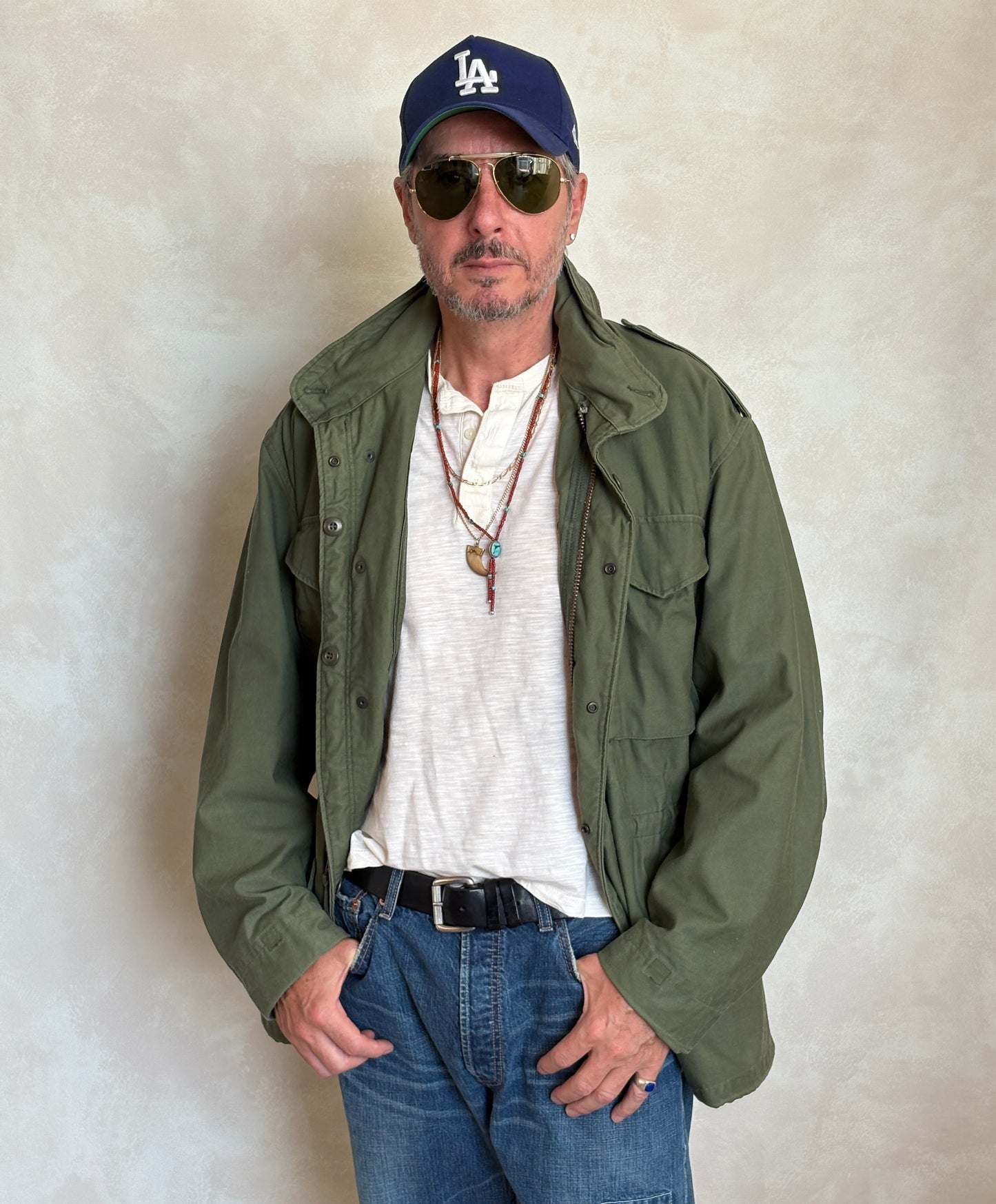 Large Reg.Authentic 1977 US Army M-65 field jacket Military - USA Vintage Bcn
