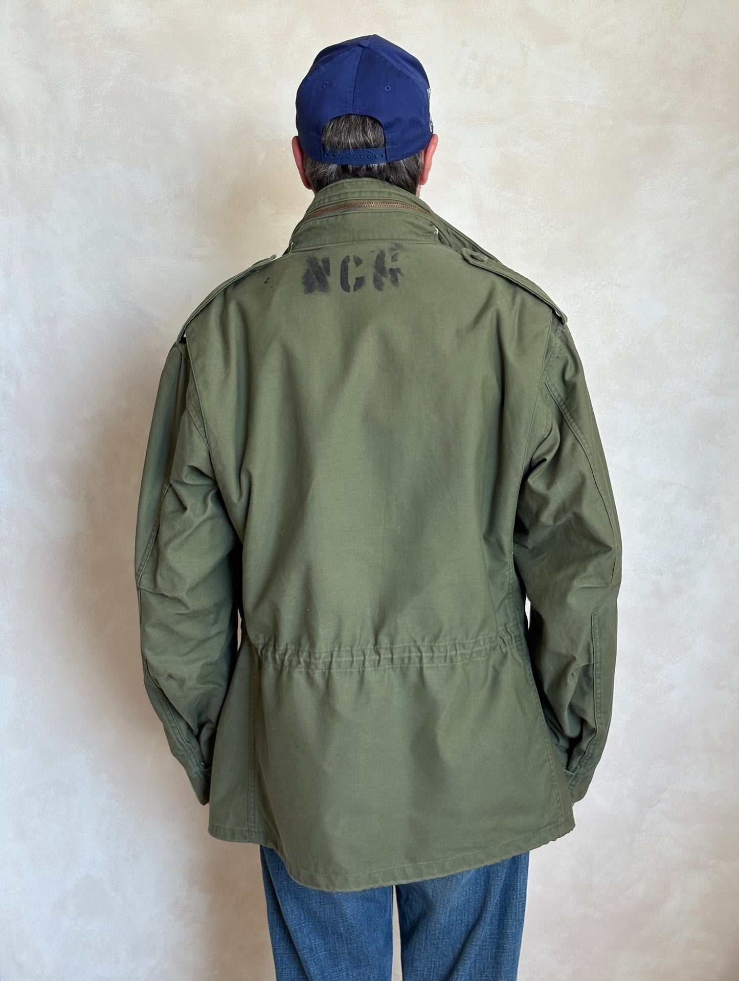 Large Reg.Authentic 1977 US Army M-65 field jacket Military - USA Vintage Bcn