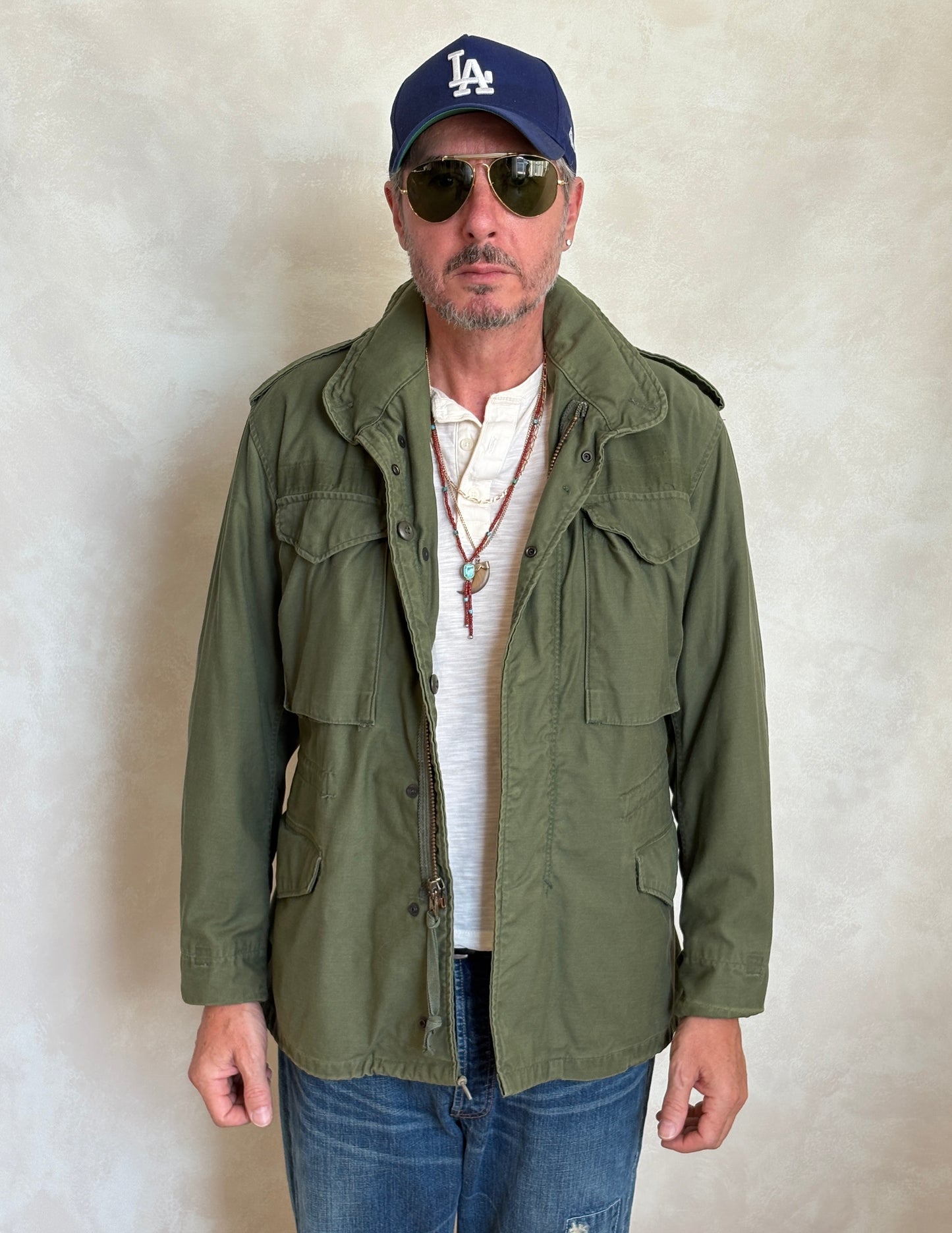 Small Reg. Authentic US Army M-65 field jacket Military - USA Vintage Bcn