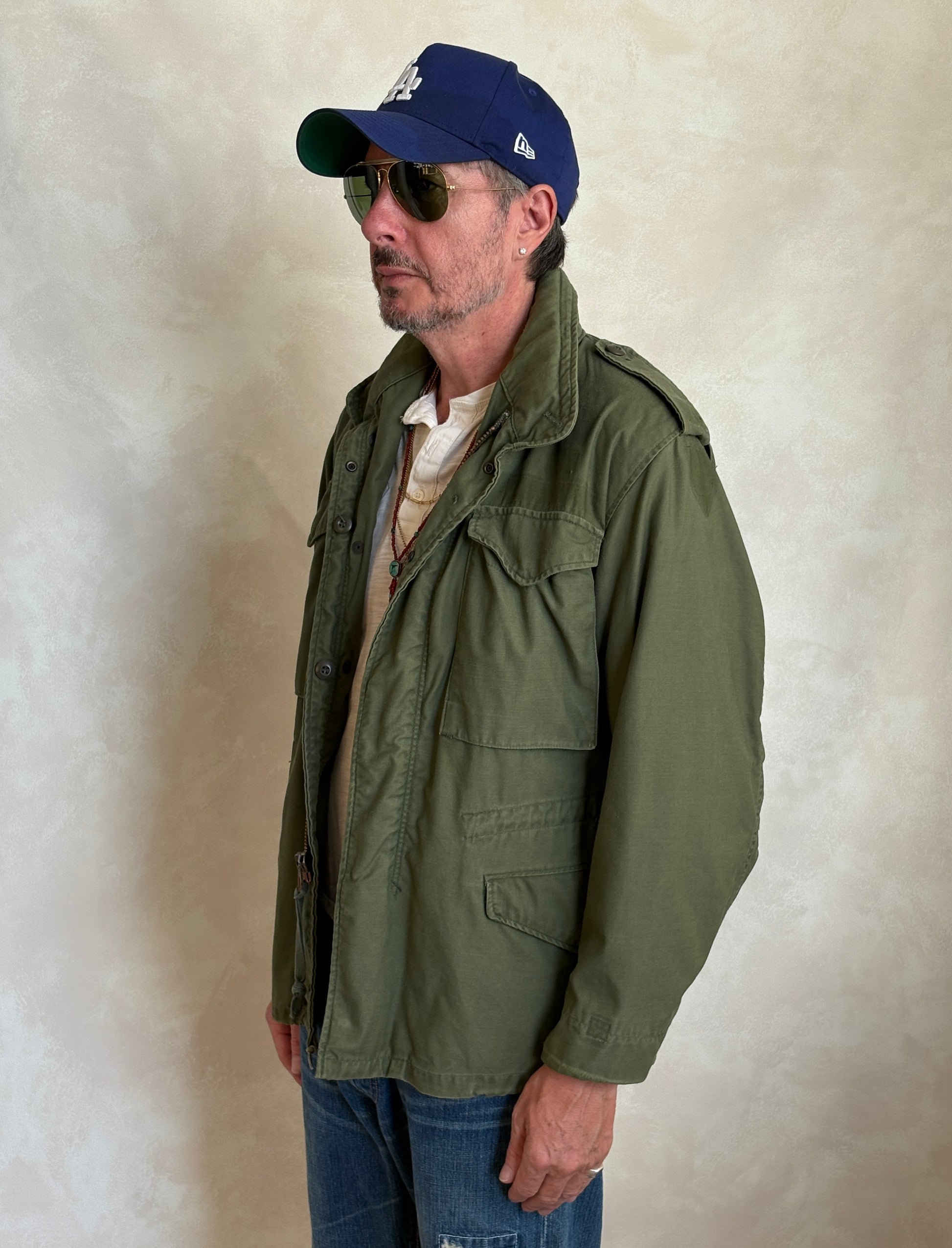 Small Reg. Authentic US Army M-65 field jacket Military - USA Vintage Bcn