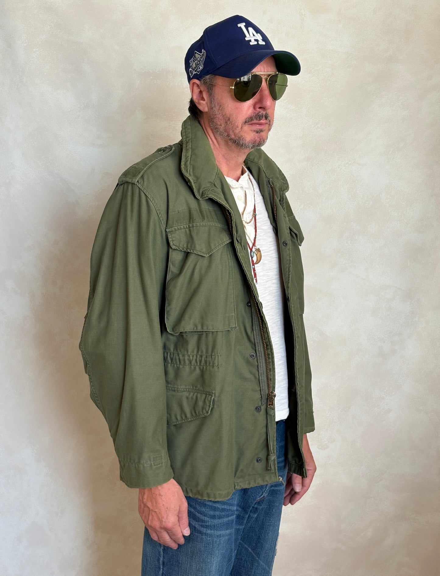 Small Reg. Authentic US Army M-65 field jacket Military - USA Vintage Bcn