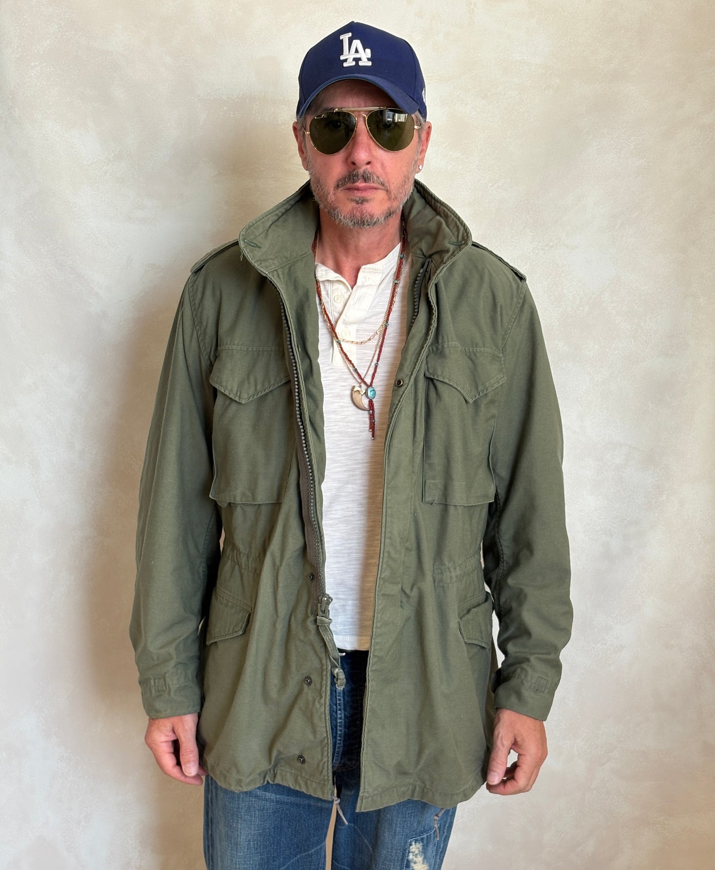Med Long. Authentic 1987 US Army M-65 field jacket Military - USA Vintage Bcn