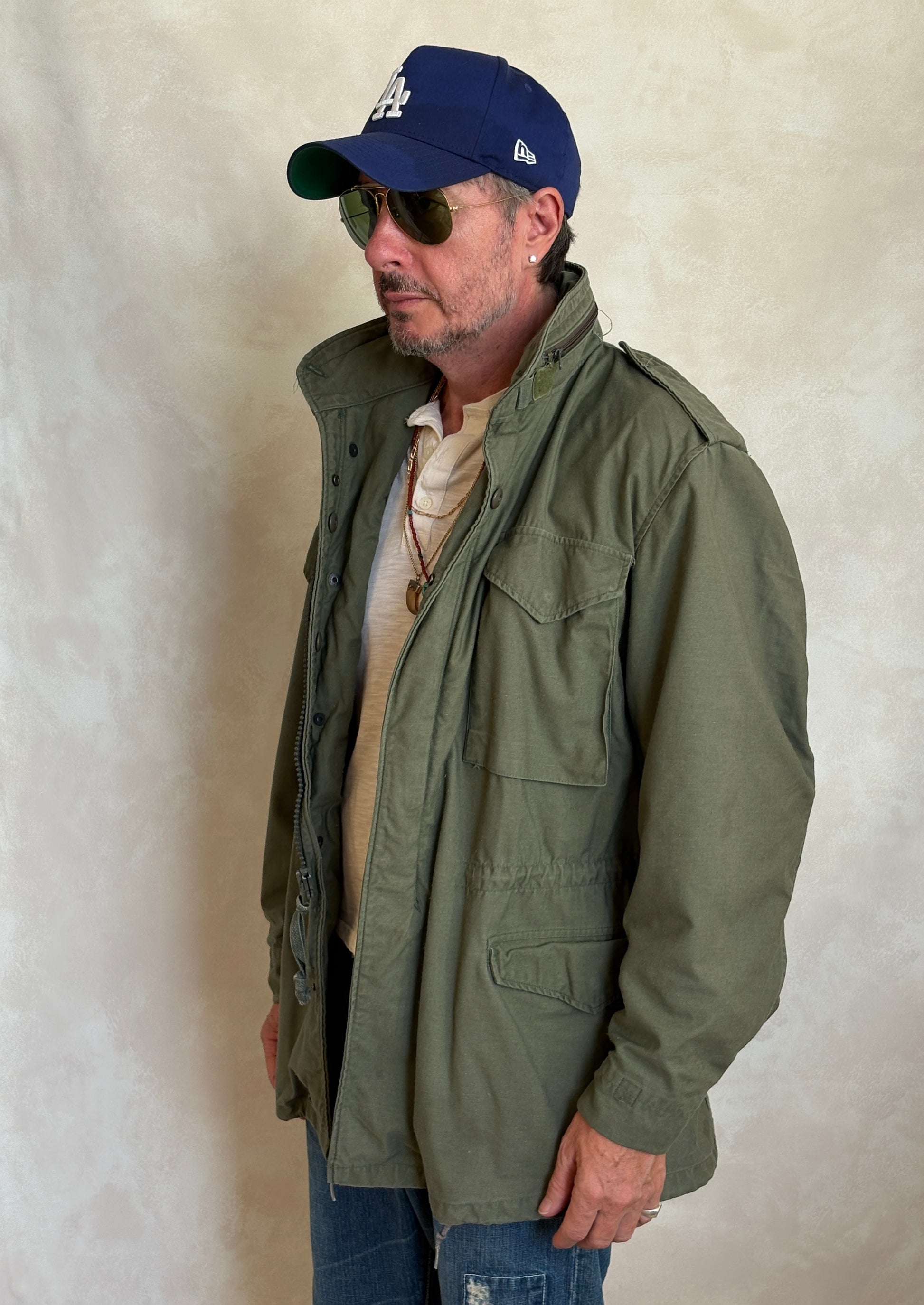 Med Long. Authentic 1987 US Army M-65 field jacket Military - USA Vintage Bcn