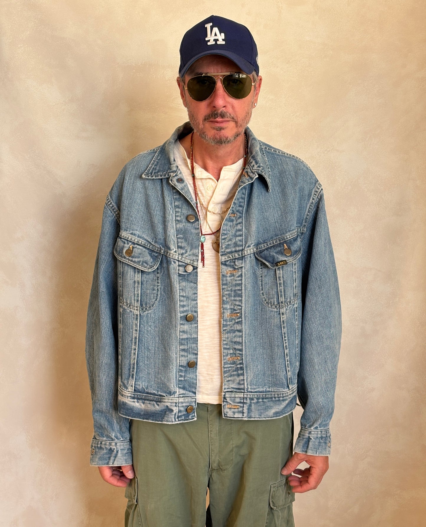 Size 50US XXL. Vintage 70s Lee Union Made Denim Shirt – 2 Pockets – Made in USA - USA Vintage Bcn