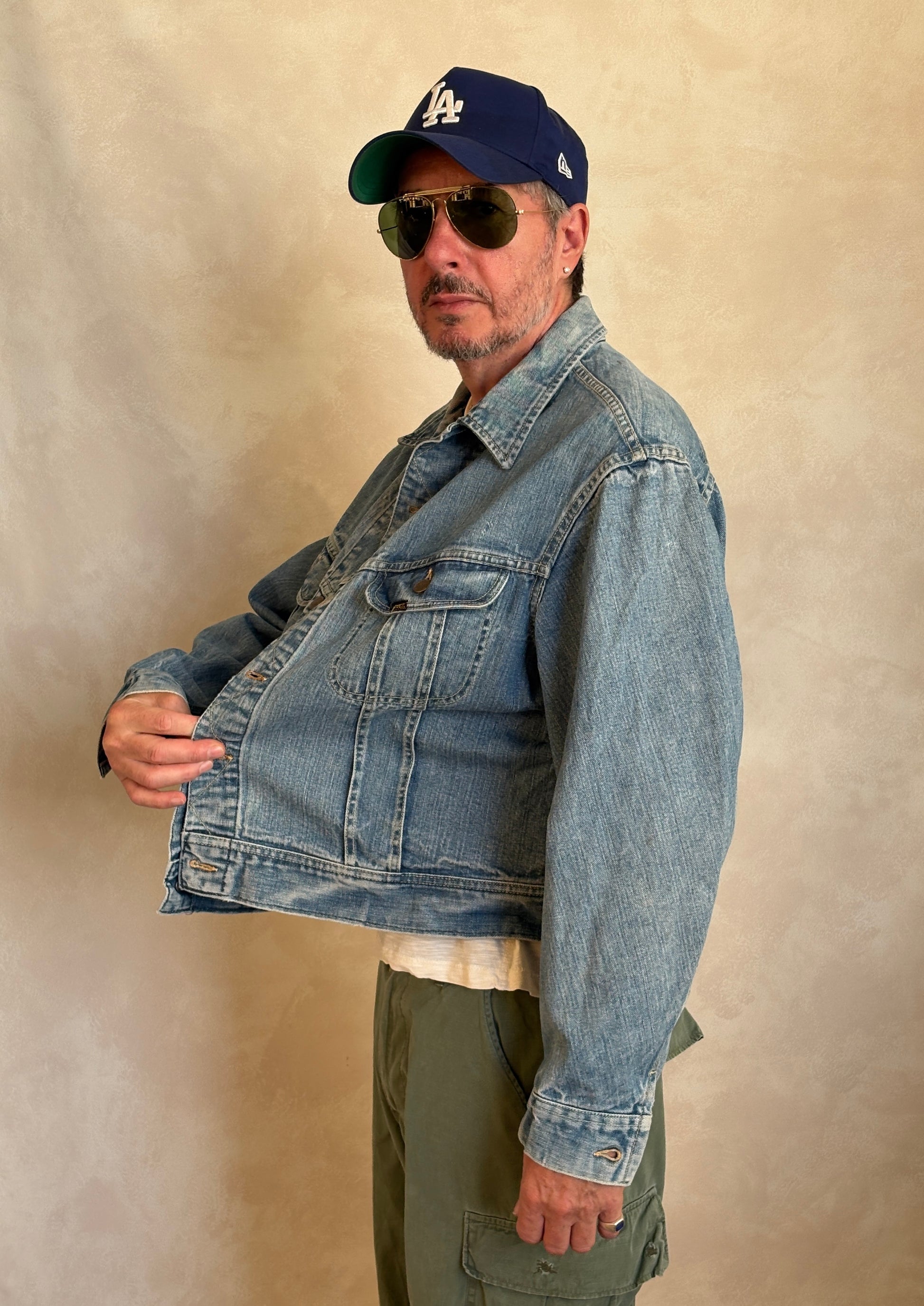 Size 50US XXL. Vintage 70s Lee Union Made Denim Shirt – 2 Pockets – Made in USA - USA Vintage Bcn