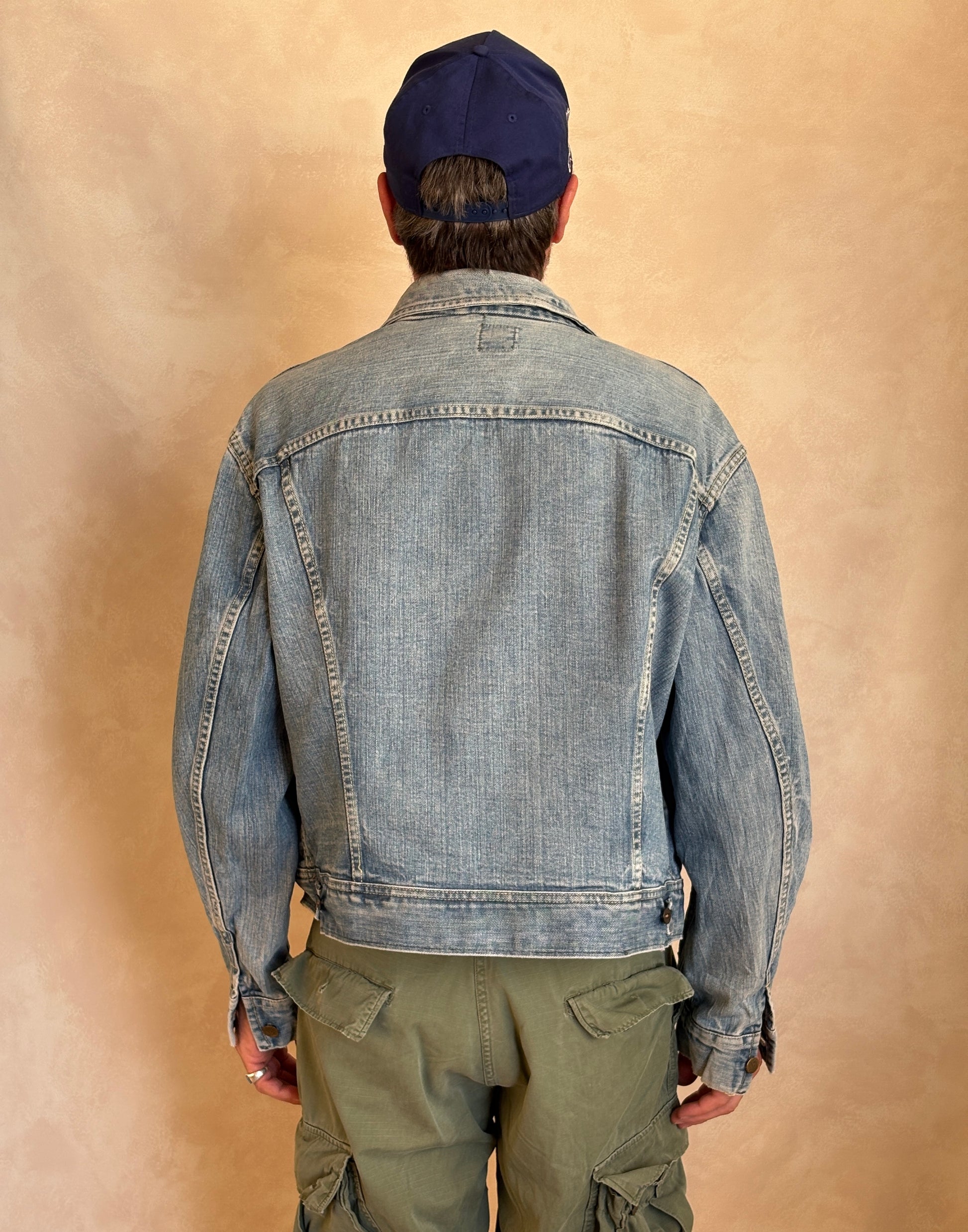 Size 50US XXL. Vintage 70s Lee Union Made Denim Shirt – 2 Pockets – Made in USA - USA Vintage Bcn