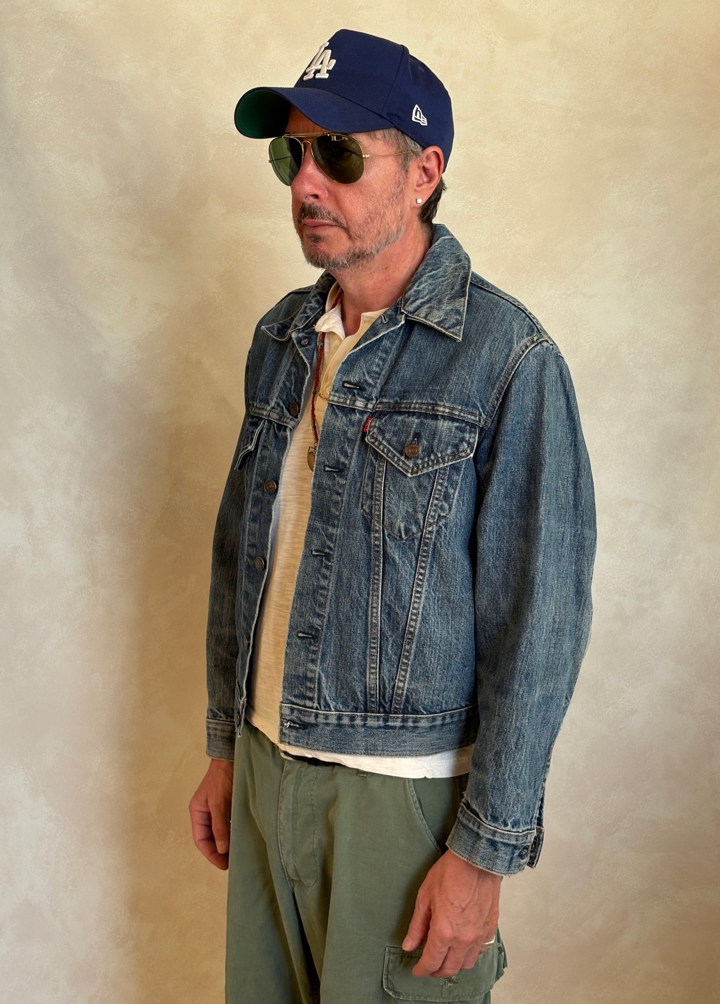 Size 40US / 50EU. Vintage 70s Levi’s Denim Jacket – 2 Pockets – Made in USA - USA Vintage Bcn