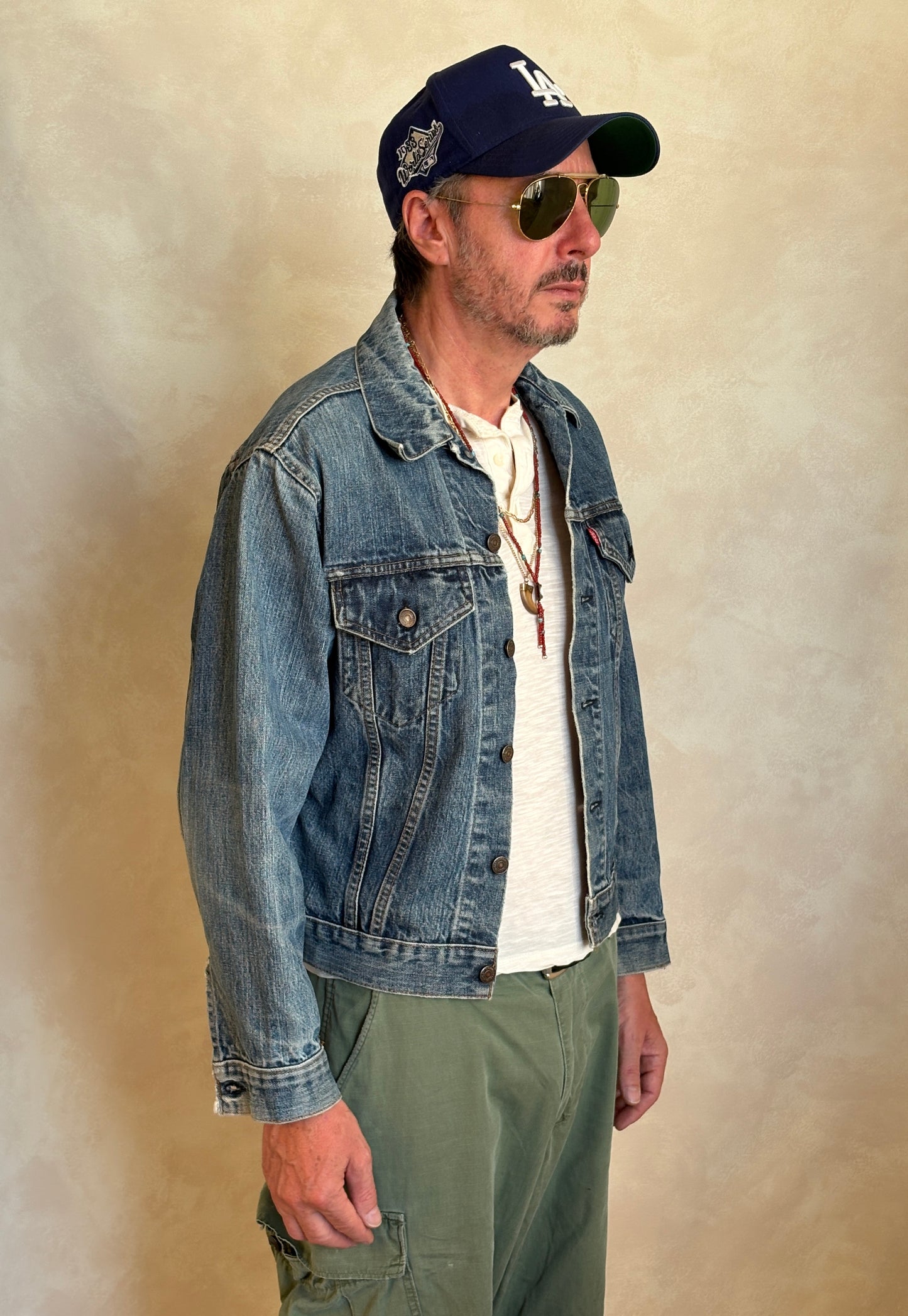 Size 40US / 50EU. Vintage 70s Levi’s Denim Jacket – 2 Pockets – Made in USA - USA Vintage Bcn