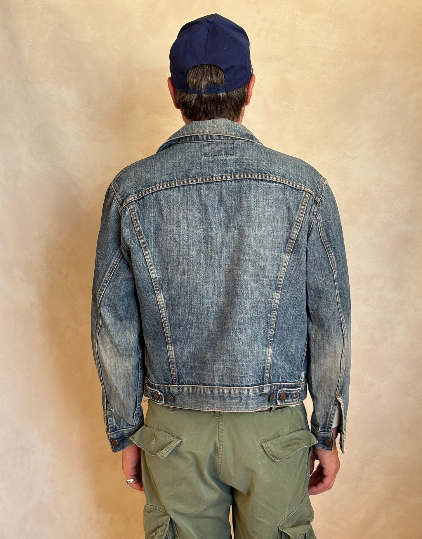 Size 40US / 50EU. Vintage 70s Levi’s Denim Jacket – 2 Pockets – Made in USA - USA Vintage Bcn
