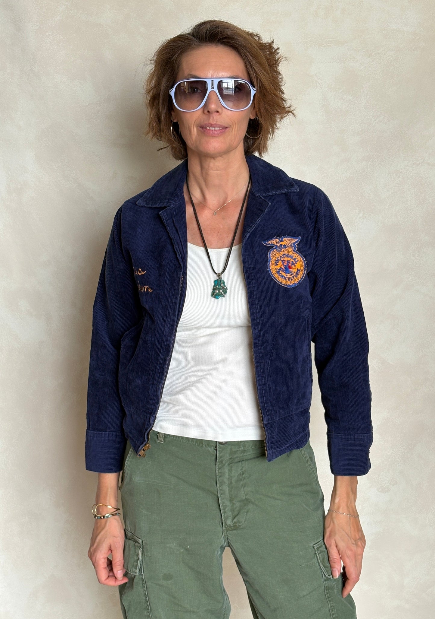 Size 32US / 42EU. 70s Vintage Texas Future farmer of America jacket.Made in USA - USA Vintage Bcn