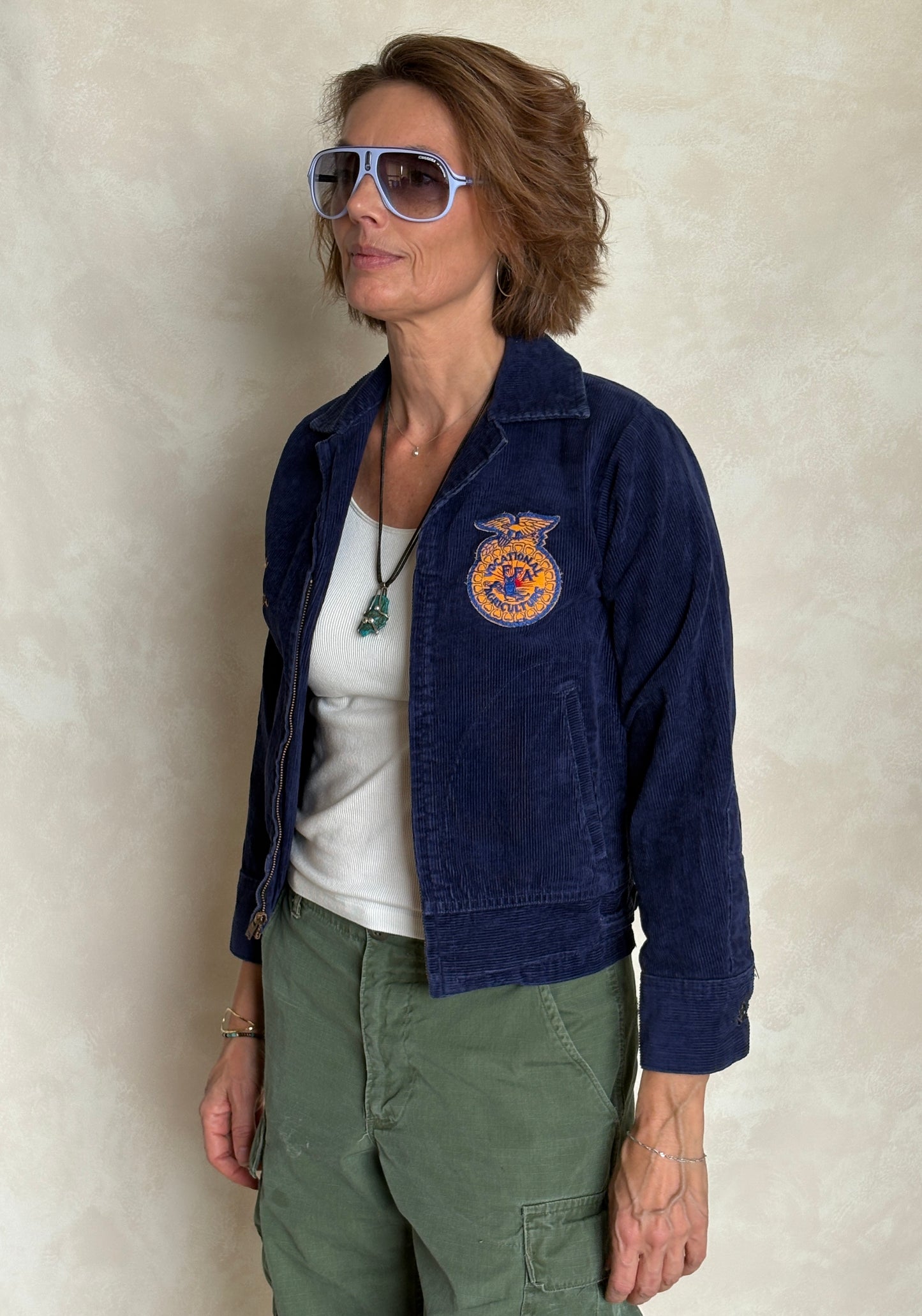 Size 32US / 42EU. 70s Vintage Texas Future farmer of America jacket.Made in USA - USA Vintage Bcn