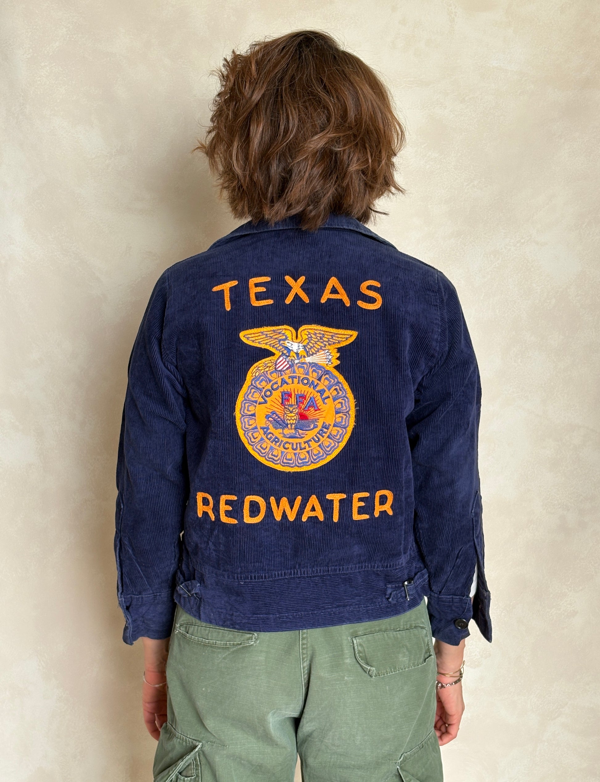 Size 32US / 42EU. 70s Vintage Texas Future farmer of America jacket.Made in USA - USA Vintage Bcn