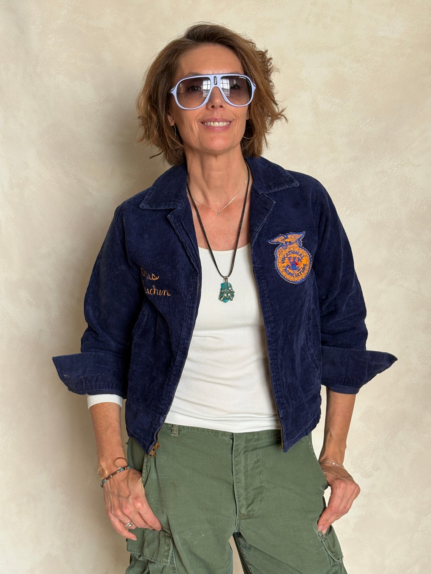Size 32US / 42EU. 70s Vintage Texas Future farmer of America jacket.Made in USA - USA Vintage Bcn
