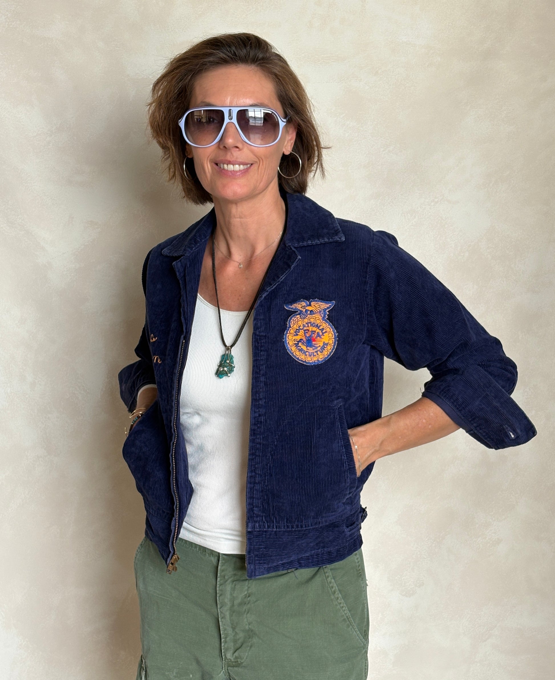 Size 32US / 42EU. 70s Vintage Texas Future farmer of America jacket.Made in USA - USA Vintage Bcn