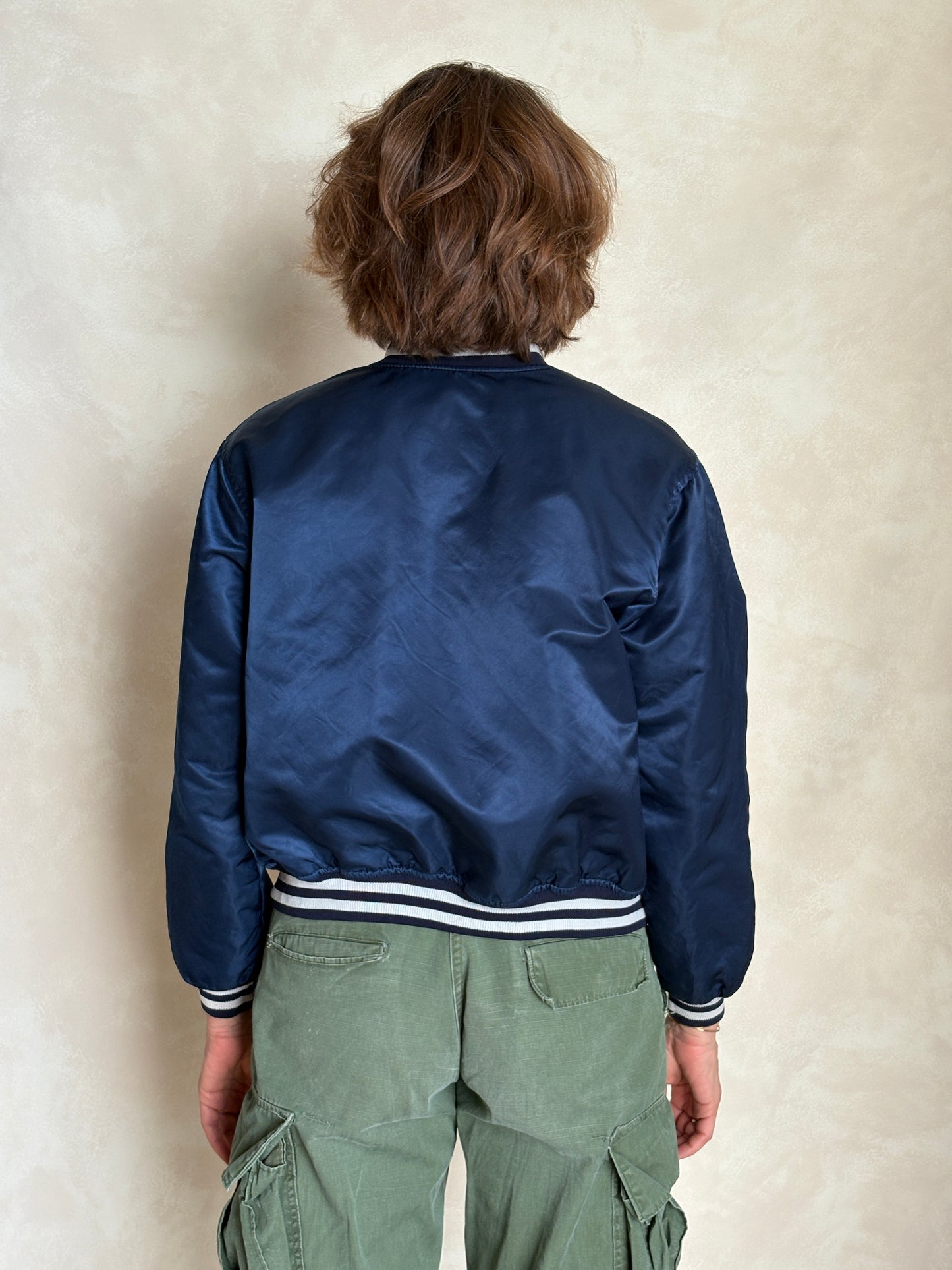 Youth Large. Vintage Diamond collection 90s New York Yankee Starter jacket -made in USA- - USA Vintage Bcn