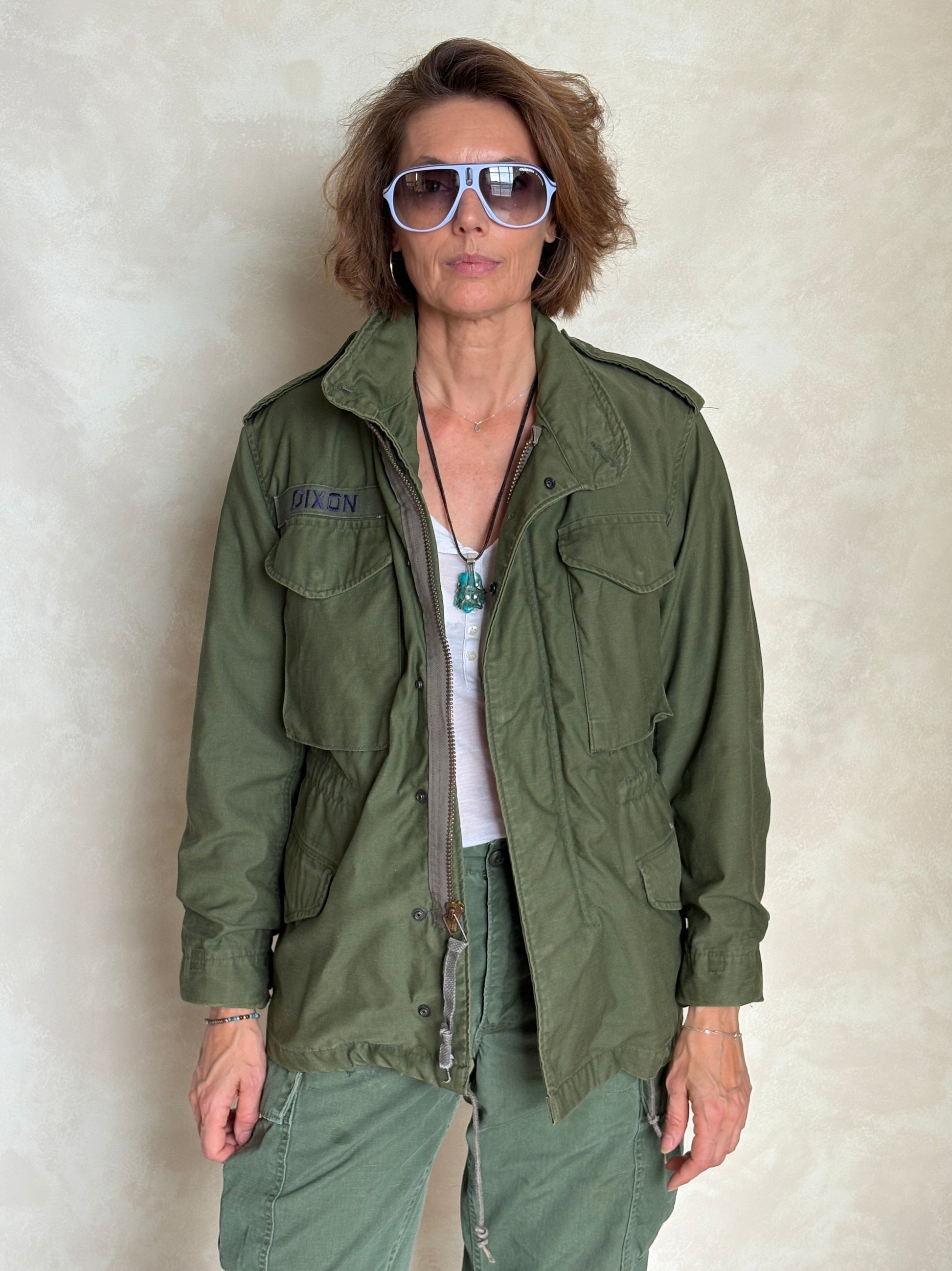 X Small Short. Authentic 1982 US Army M-65 field jacket Military - USA Vintage Bcn