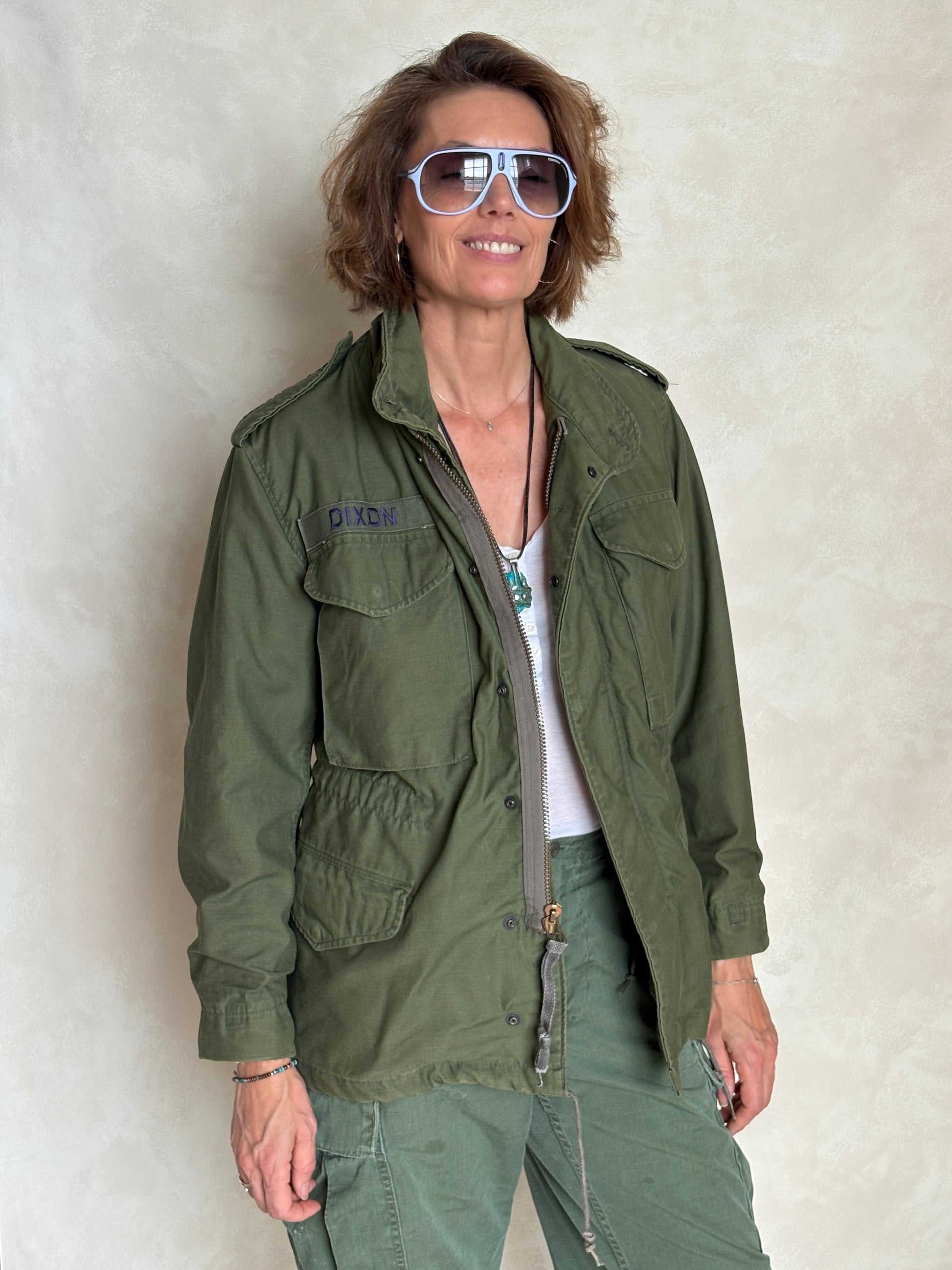 X Small Short. Authentic 1982 US Army M-65 field jacket Military - USA Vintage Bcn
