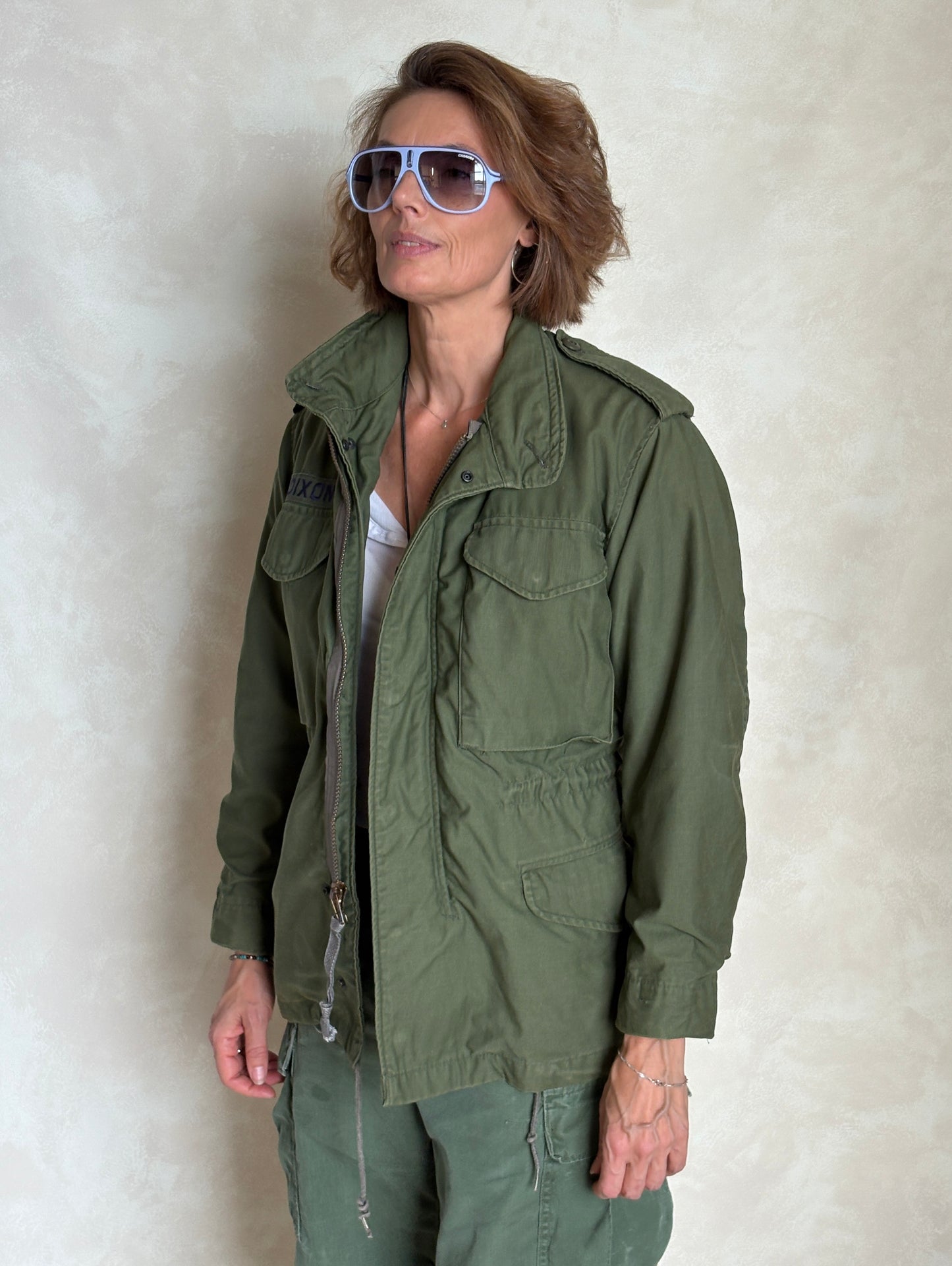 X Small Short. Authentic 1982 US Army M-65 field jacket Military - USA Vintage Bcn