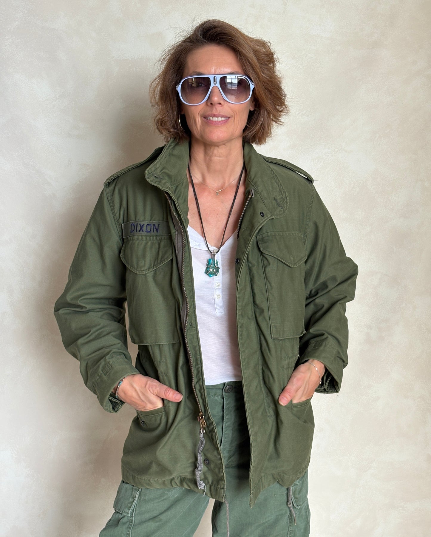 X Small Short. Authentic 1982 US Army M-65 field jacket Military - USA Vintage Bcn