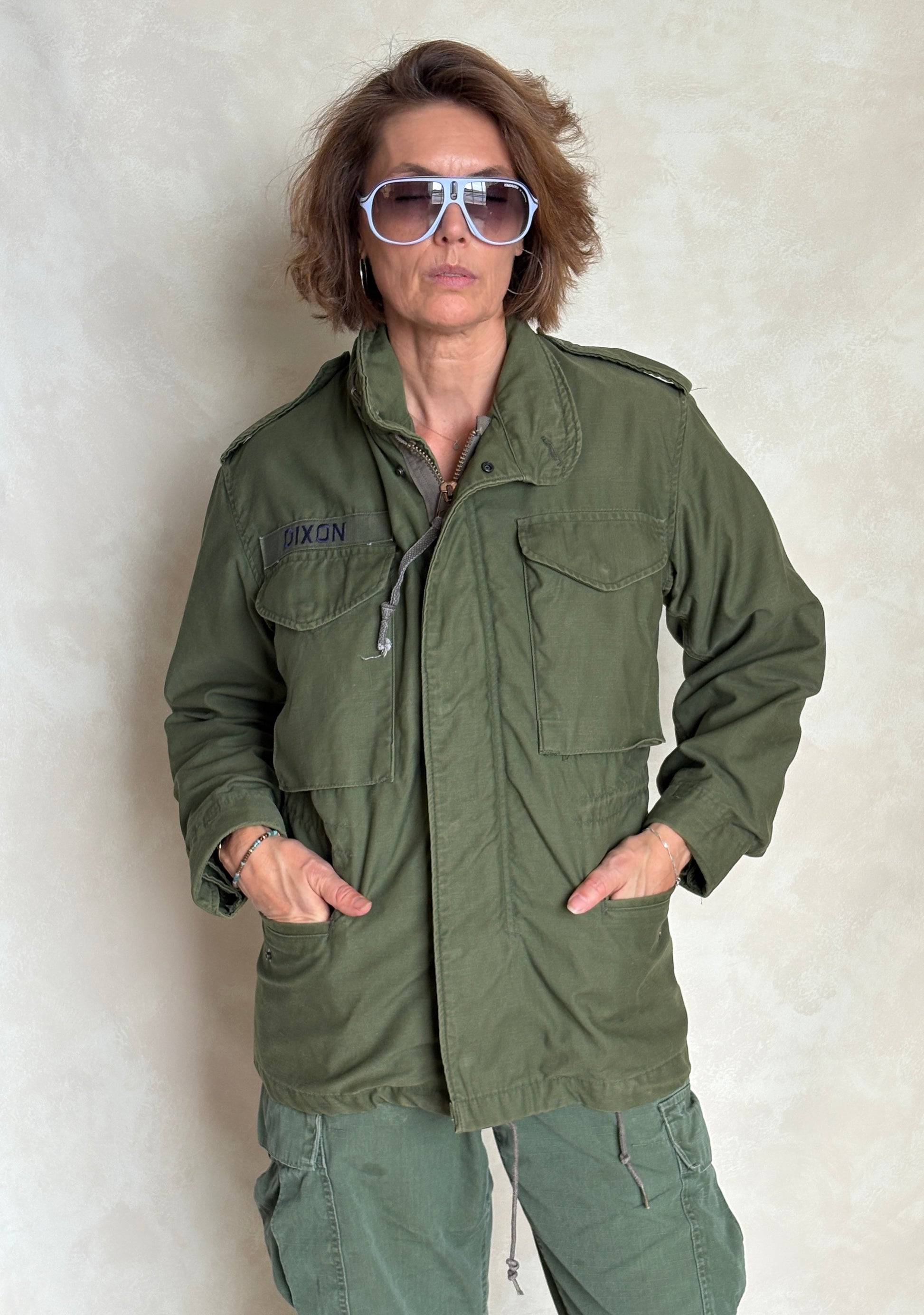 X Small Short. Authentic 1982 US Army M-65 field jacket Military - USA Vintage Bcn