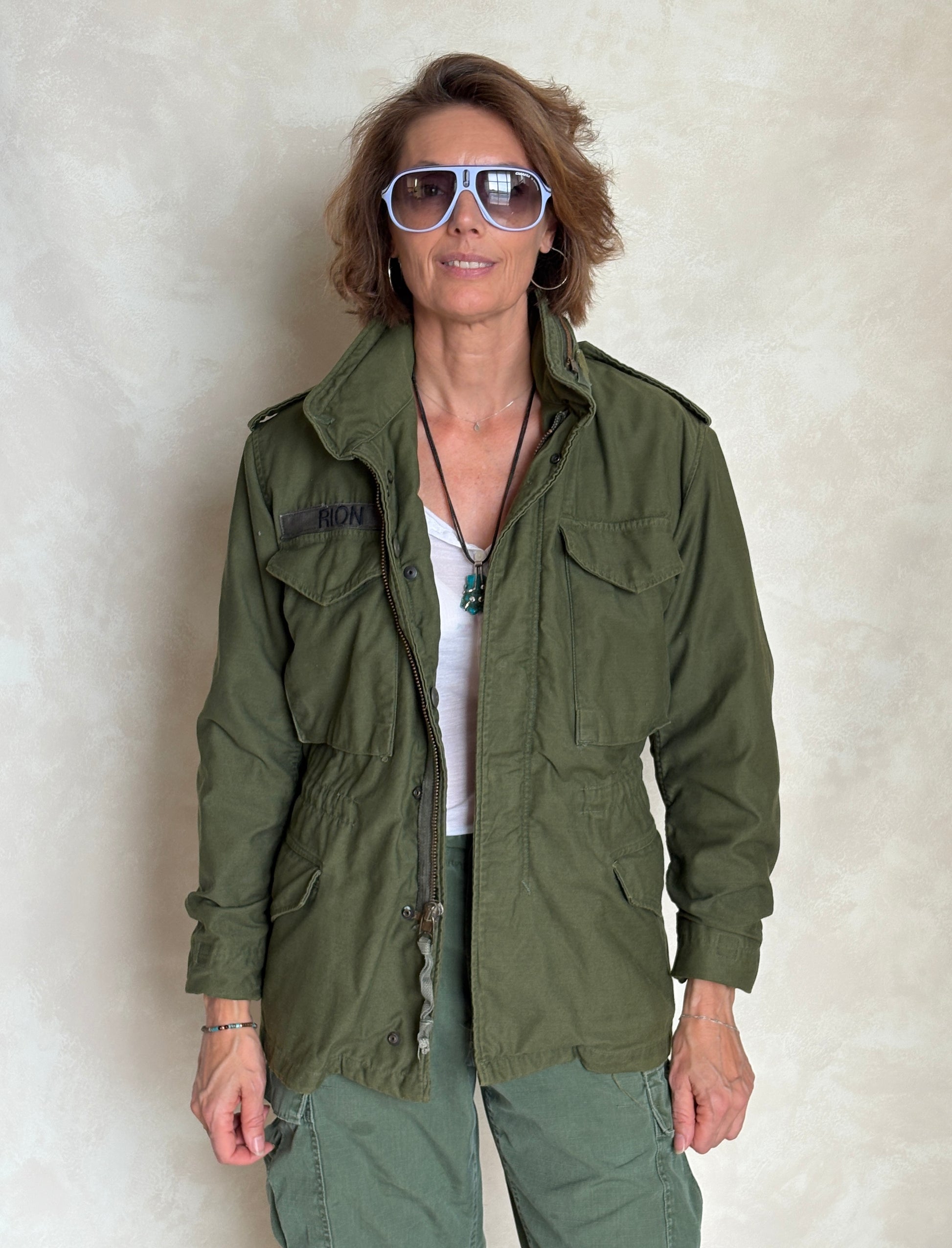 X Small Short. Authentic 1982 US Army M-65 field jacket Military - USA Vintage Bcn