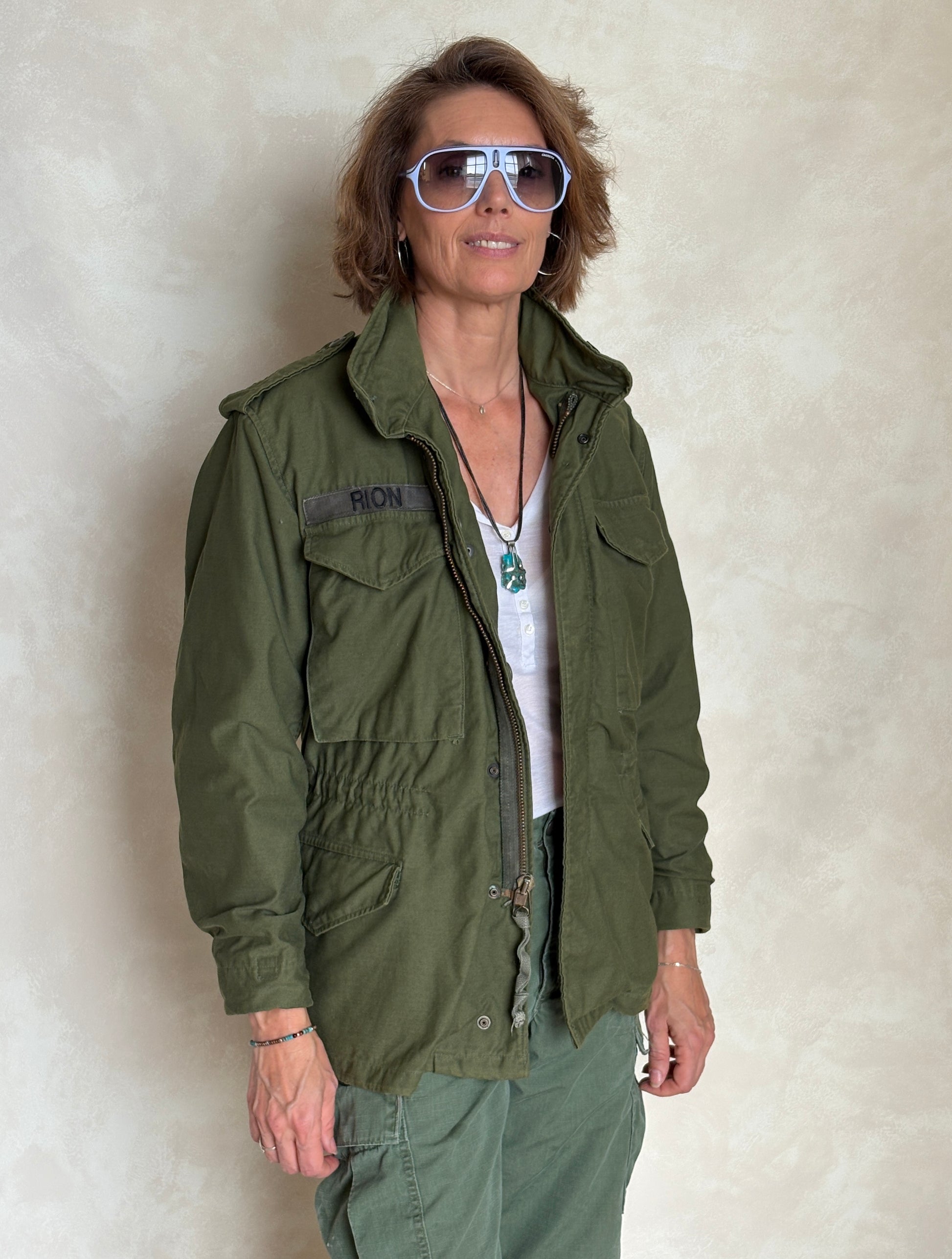 X Small Short. Authentic 1982 US Army M-65 field jacket Military - USA Vintage Bcn