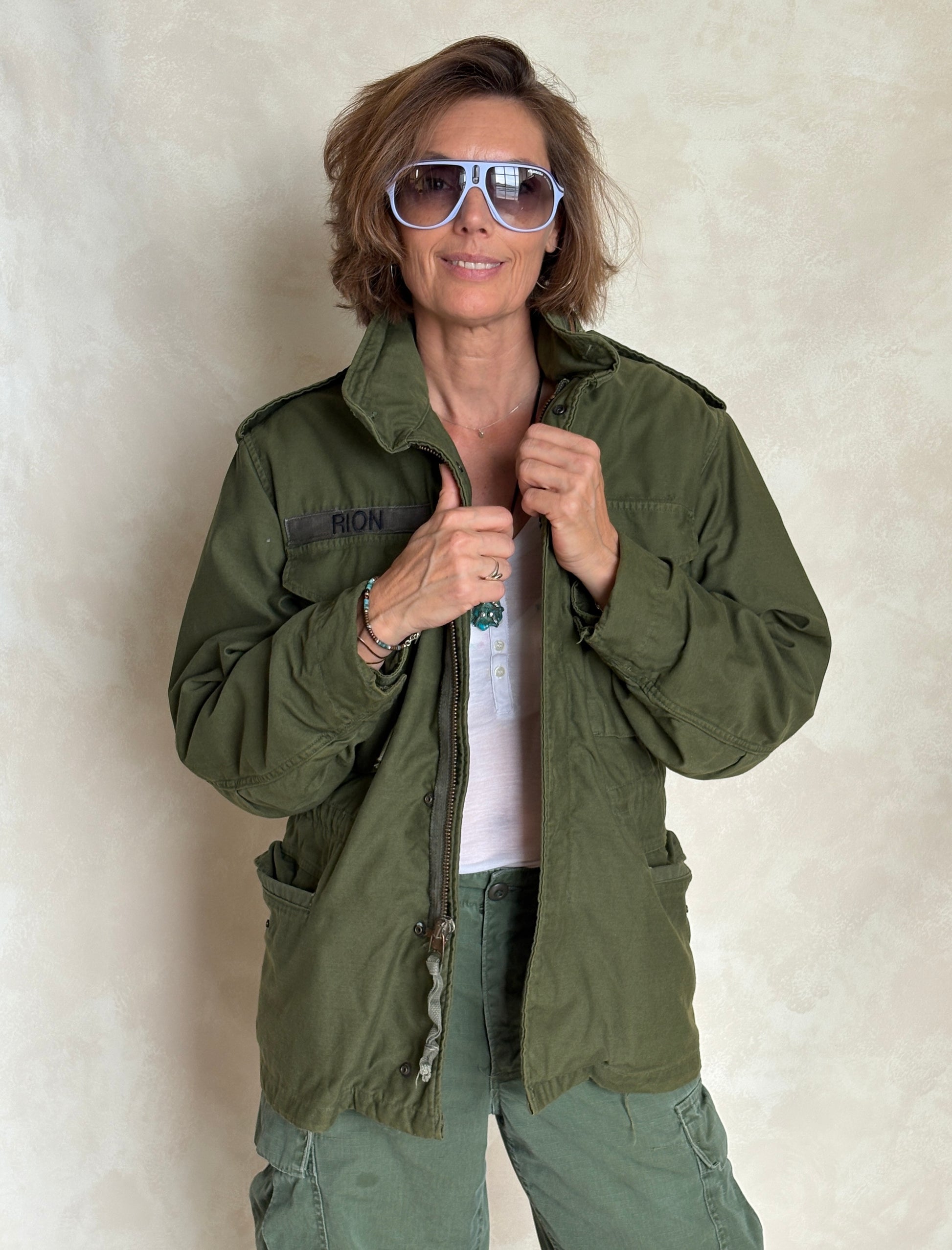 X Small Short. Authentic 1982 US Army M-65 field jacket Military - USA Vintage Bcn