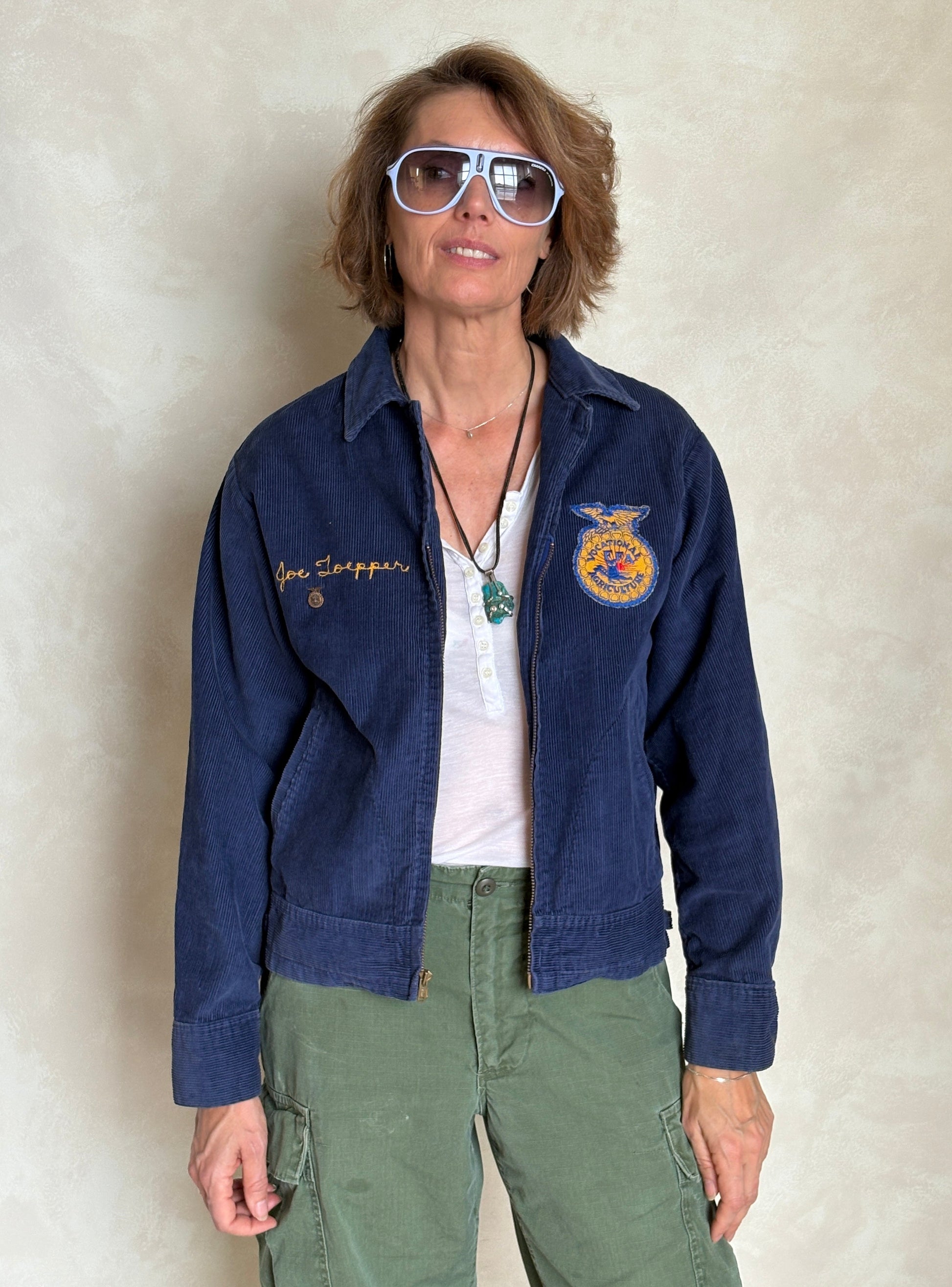 Size 38US / 48EU. Vintage 70s Illinois Future farmer of America jacket. Made in USA - USA Vintage Bcn