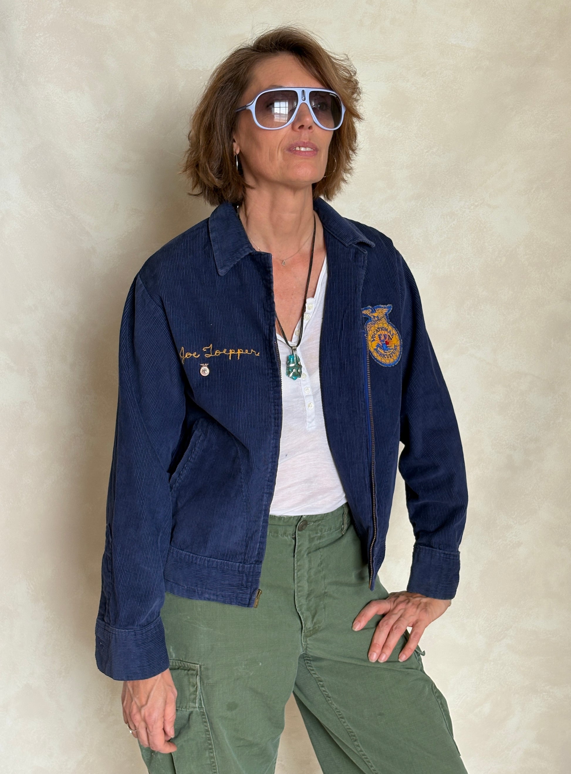 Size 38US / 48EU. Vintage 70s Illinois Future farmer of America jacket. Made in USA - USA Vintage Bcn