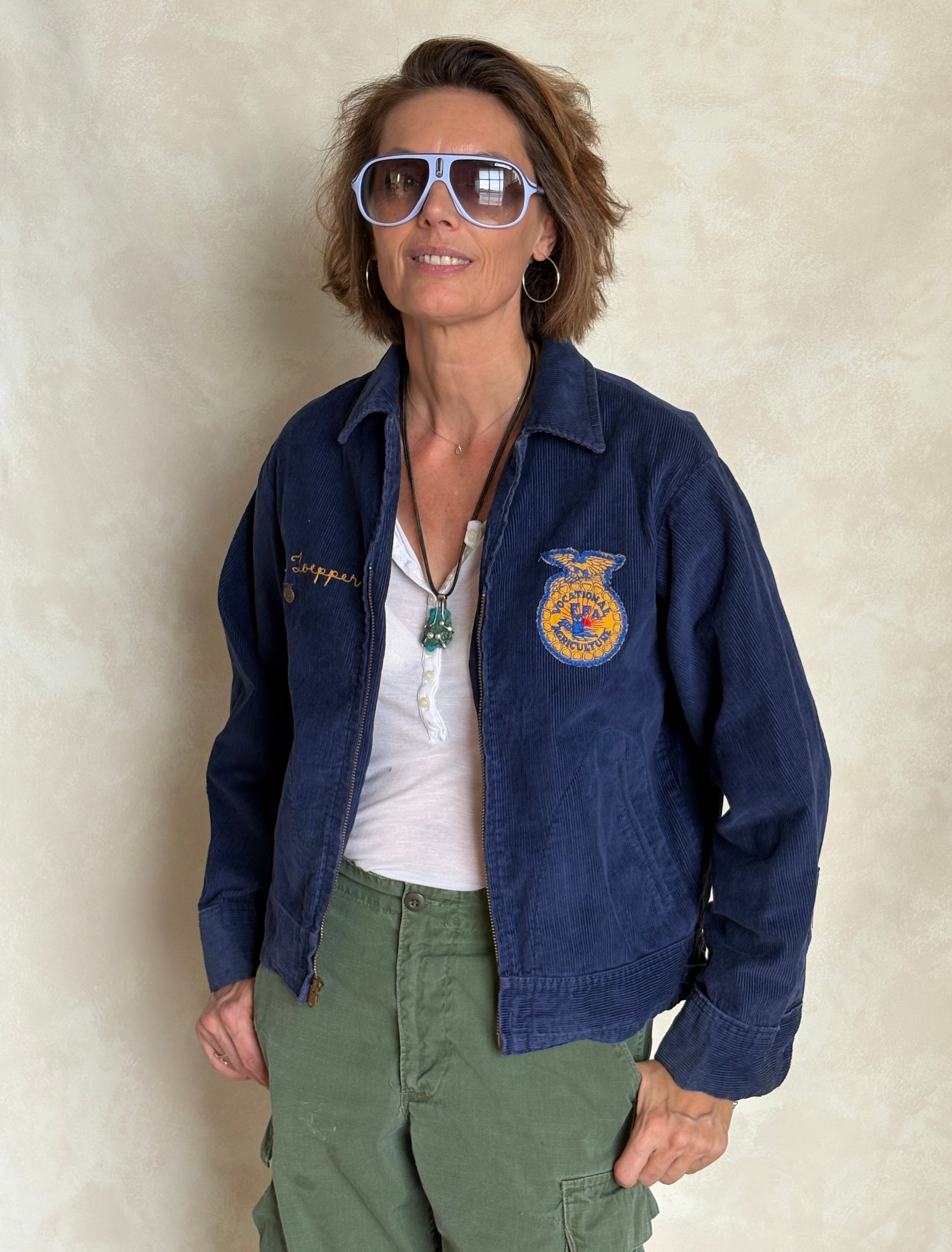 Size 38US / 48EU. Vintage 70s Illinois Future farmer of America jacket. Made in USA - USA Vintage Bcn