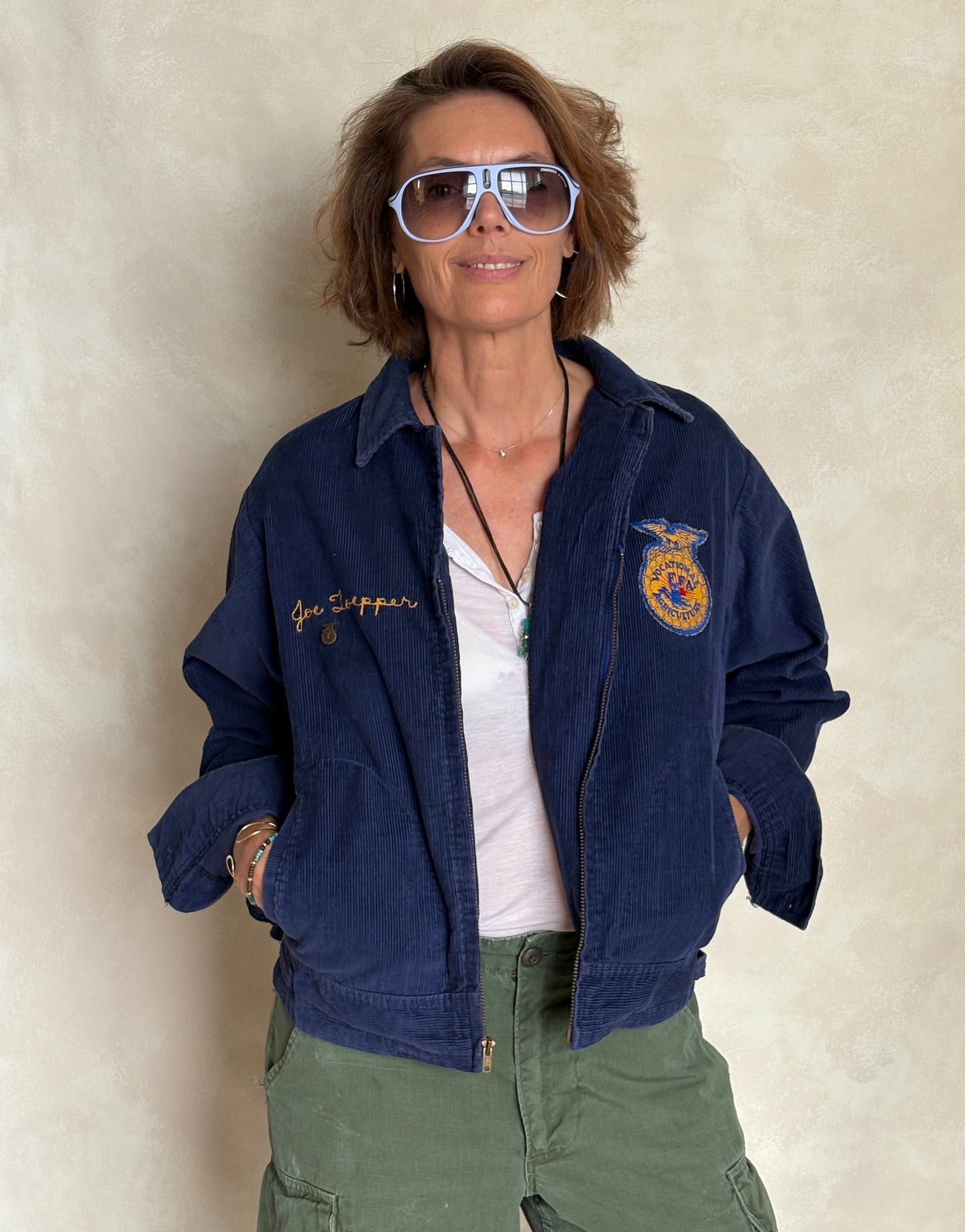 Size 38US / 48EU. Vintage 70s Illinois Future farmer of America jacket. Made in USA - USA Vintage Bcn