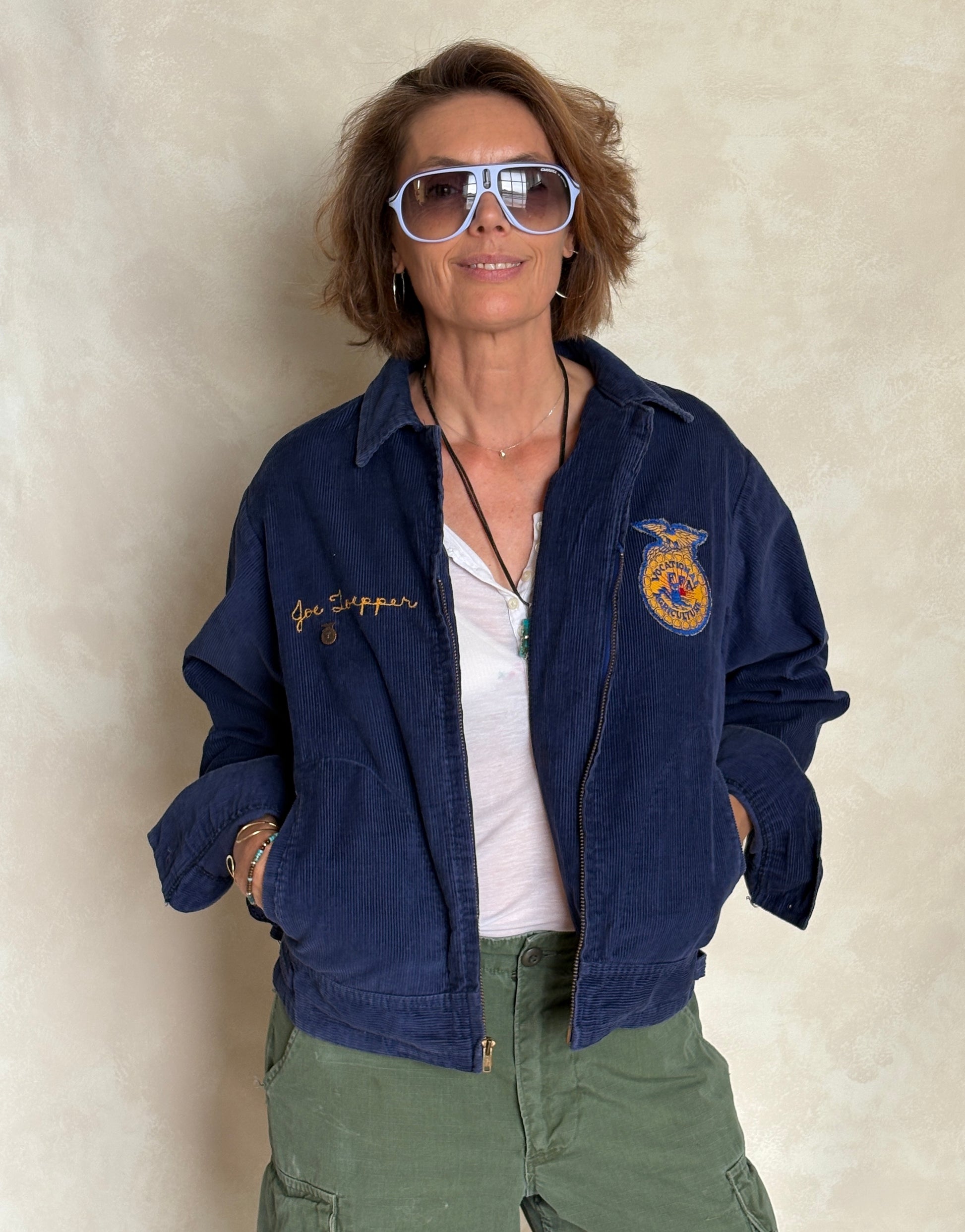 Size 38US / 48EU. Vintage 70s Illinois Future farmer of America jacket. Made in USA - USA Vintage Bcn
